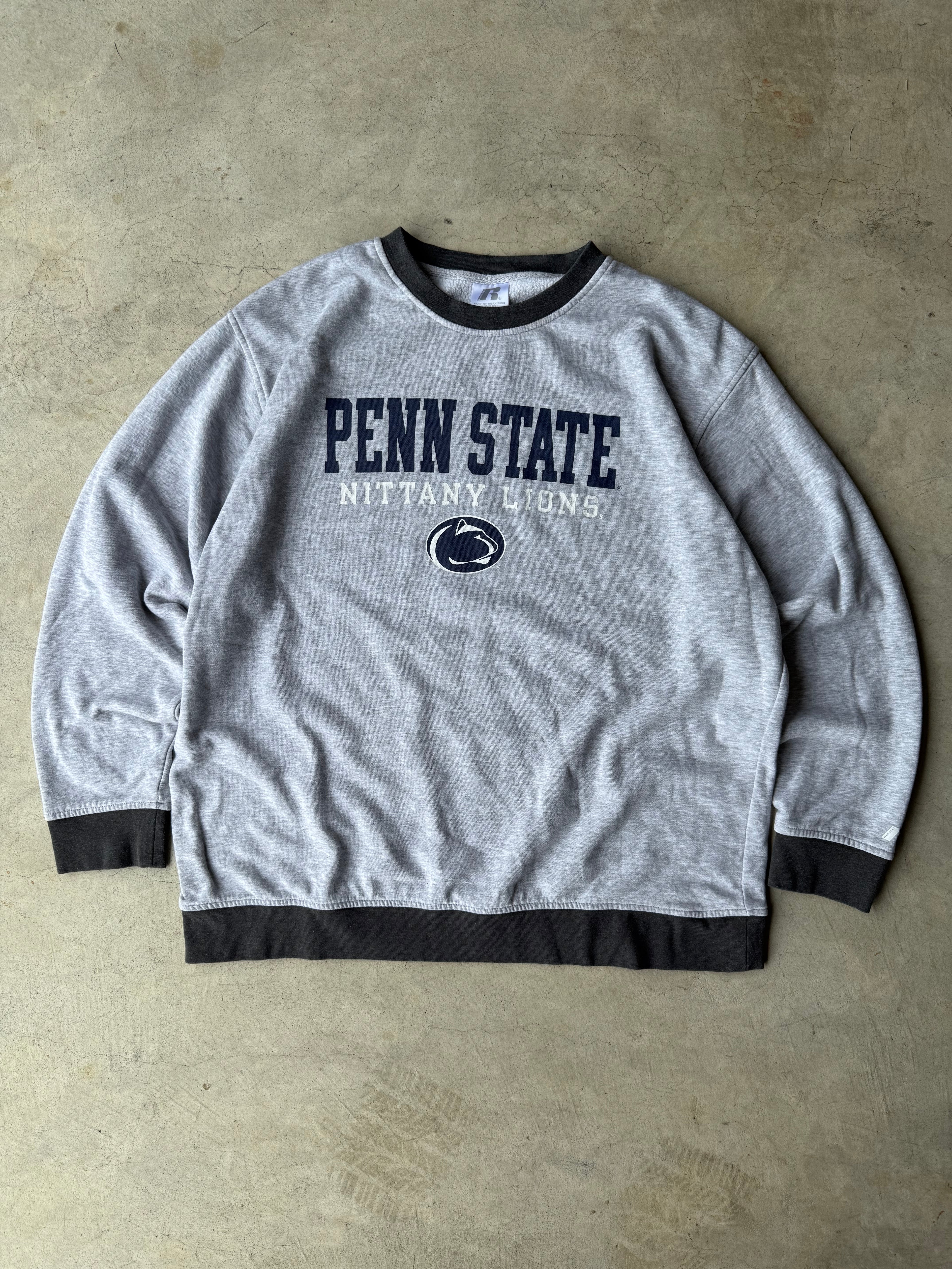 Vintage Gray Penn State Russell Athletic Crewneck - XL
