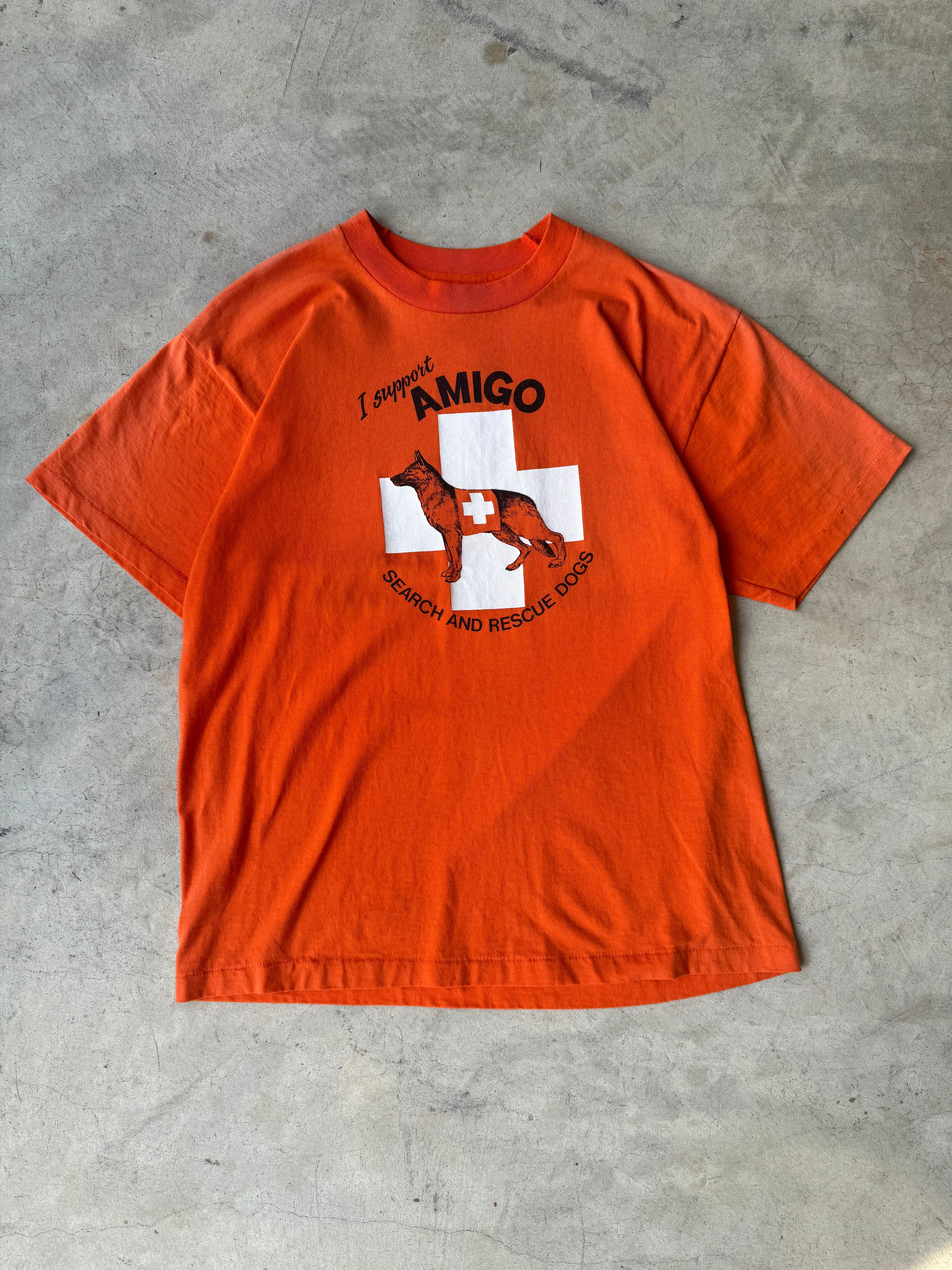 Vintage "I Support Amigo" Tee - L