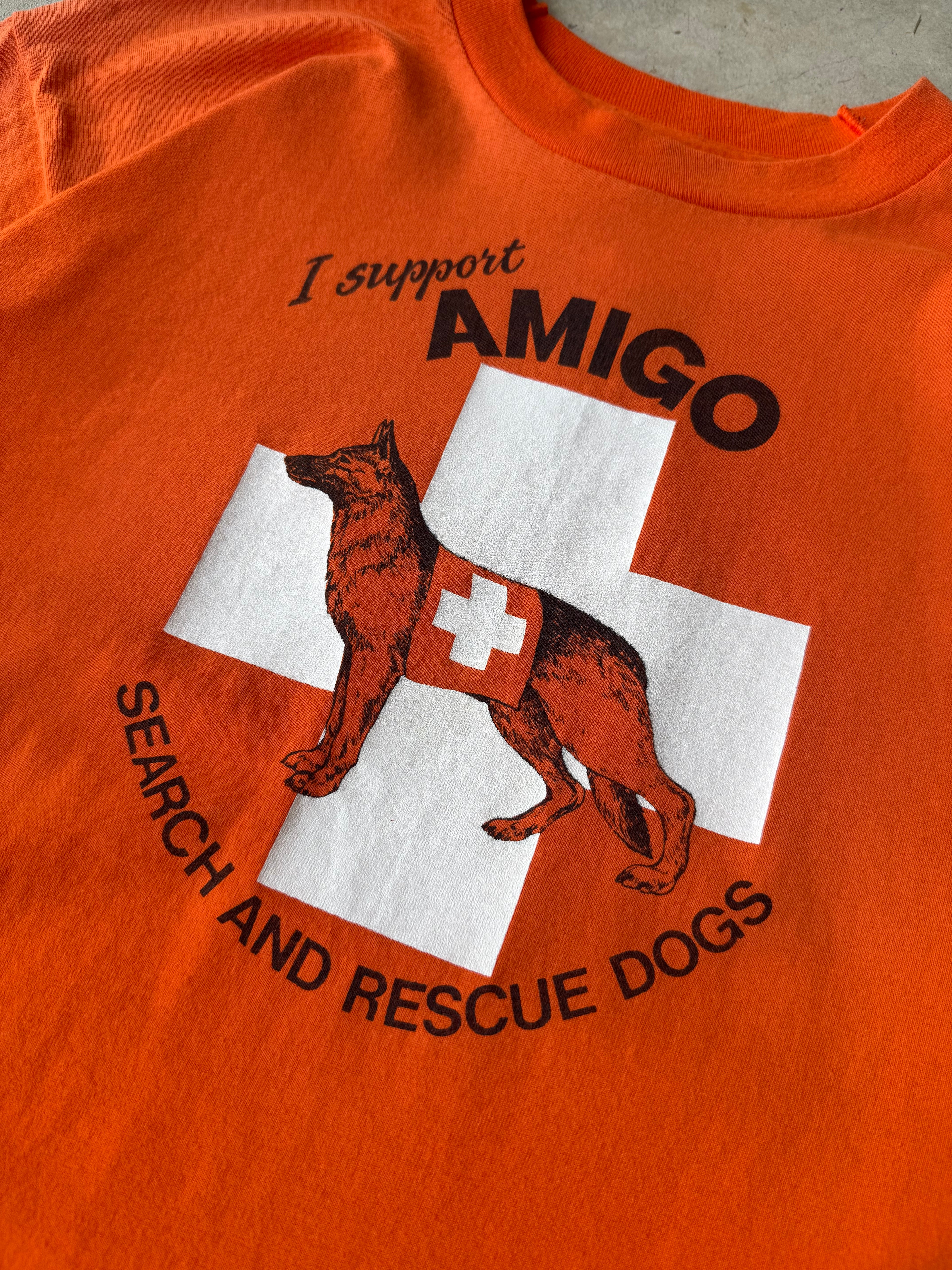 Vintage "I Support Amigo" Tee - L