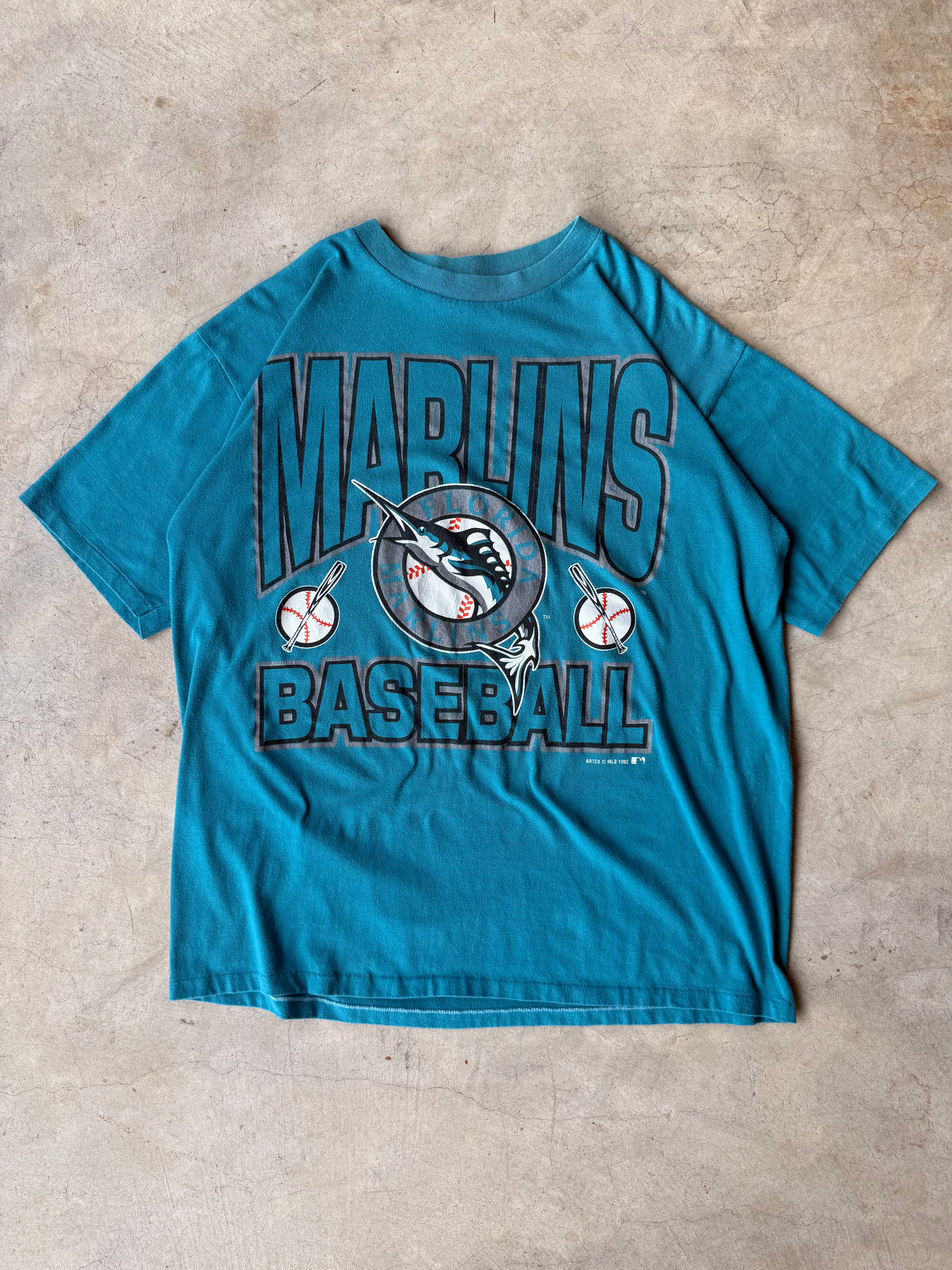 Vintage Marlin Baseball "1992" Tee - L