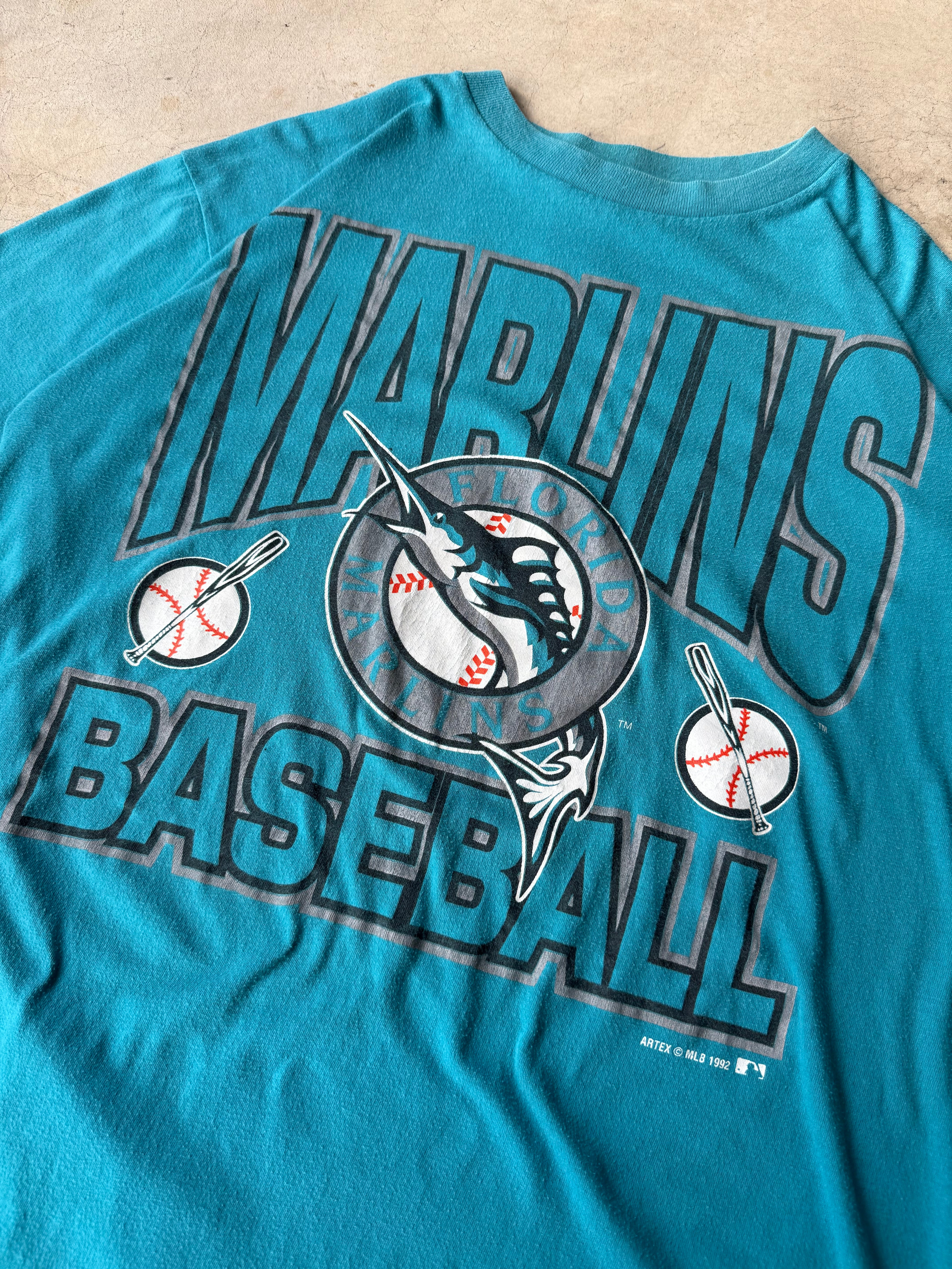 Vintage Marlin Baseball "1992" Tee - L
