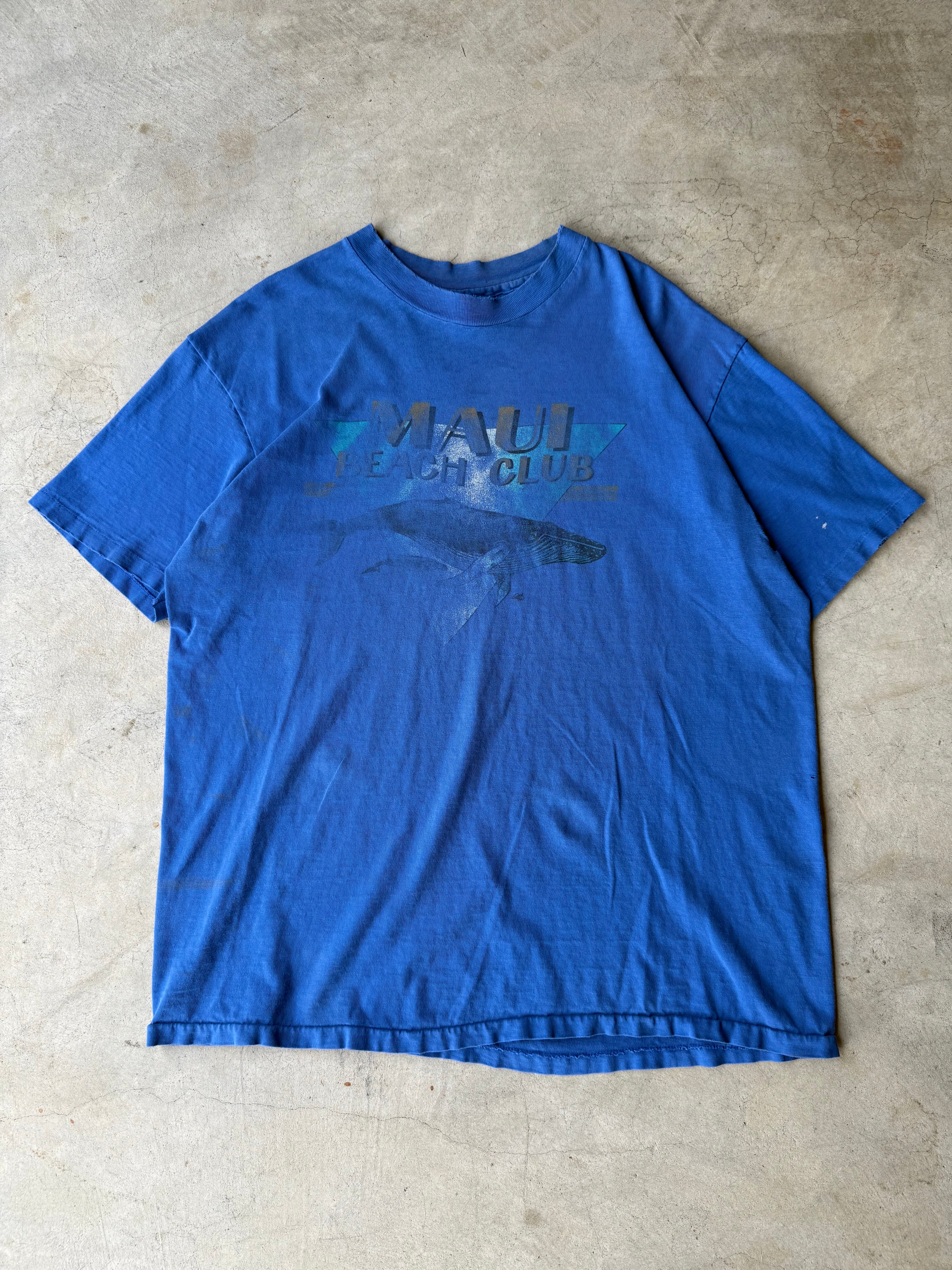 Vintage Faded Maui Beach Club Tee - XL