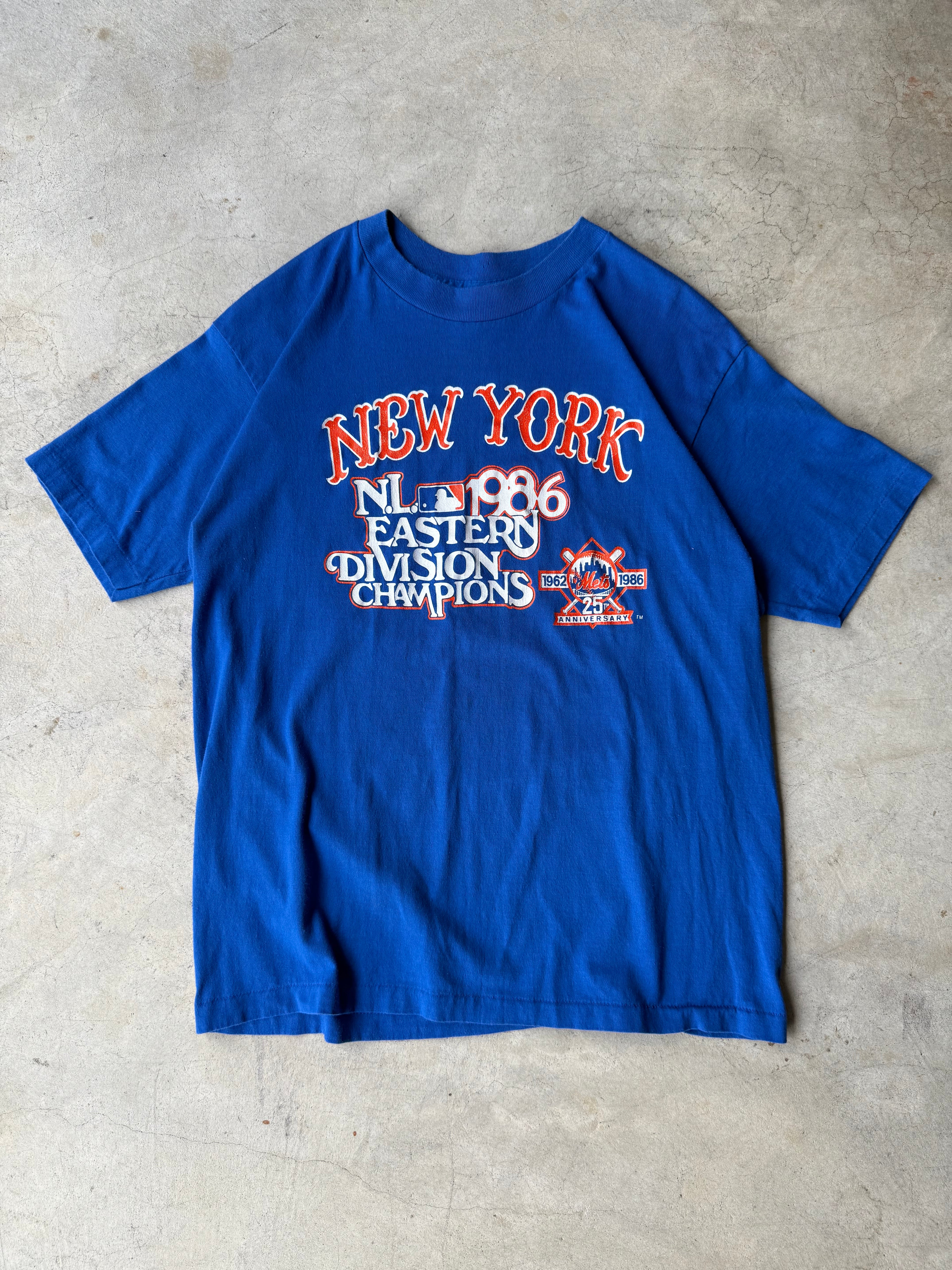 Vintage New York Mets "1986" Tee - L