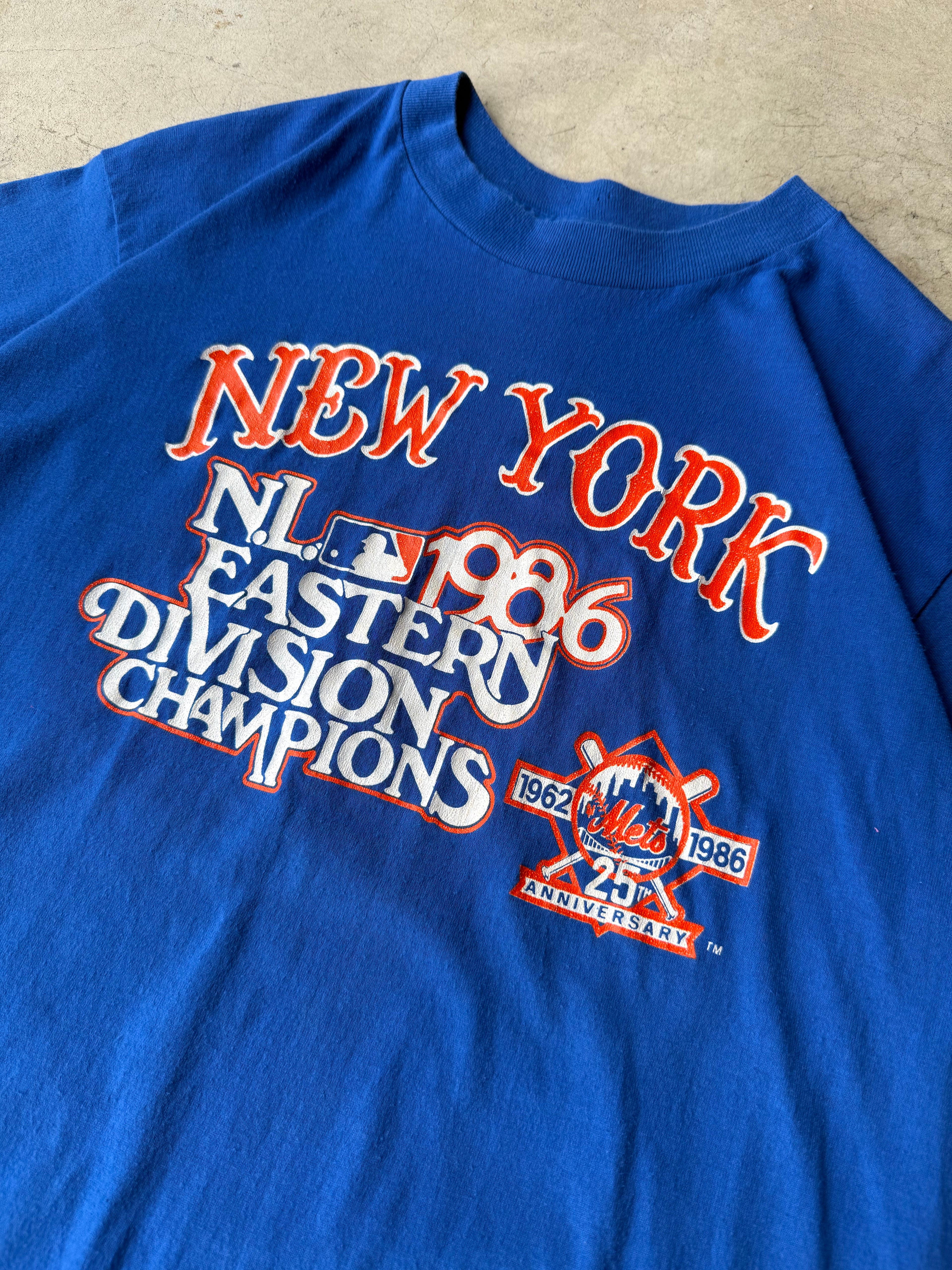 Vintage New York Mets "1986" Tee - L