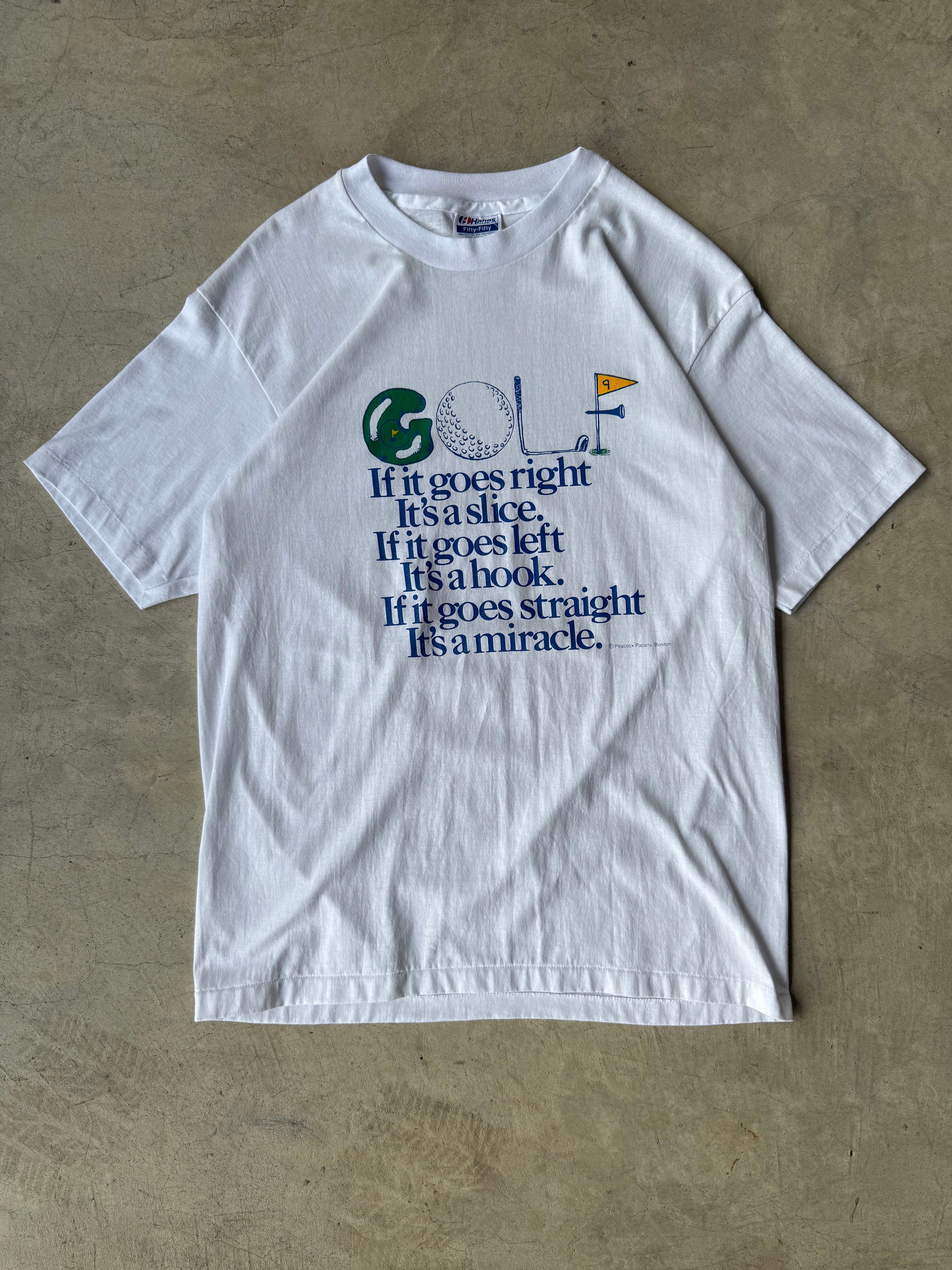 Vintage Funny Golf Tee - L