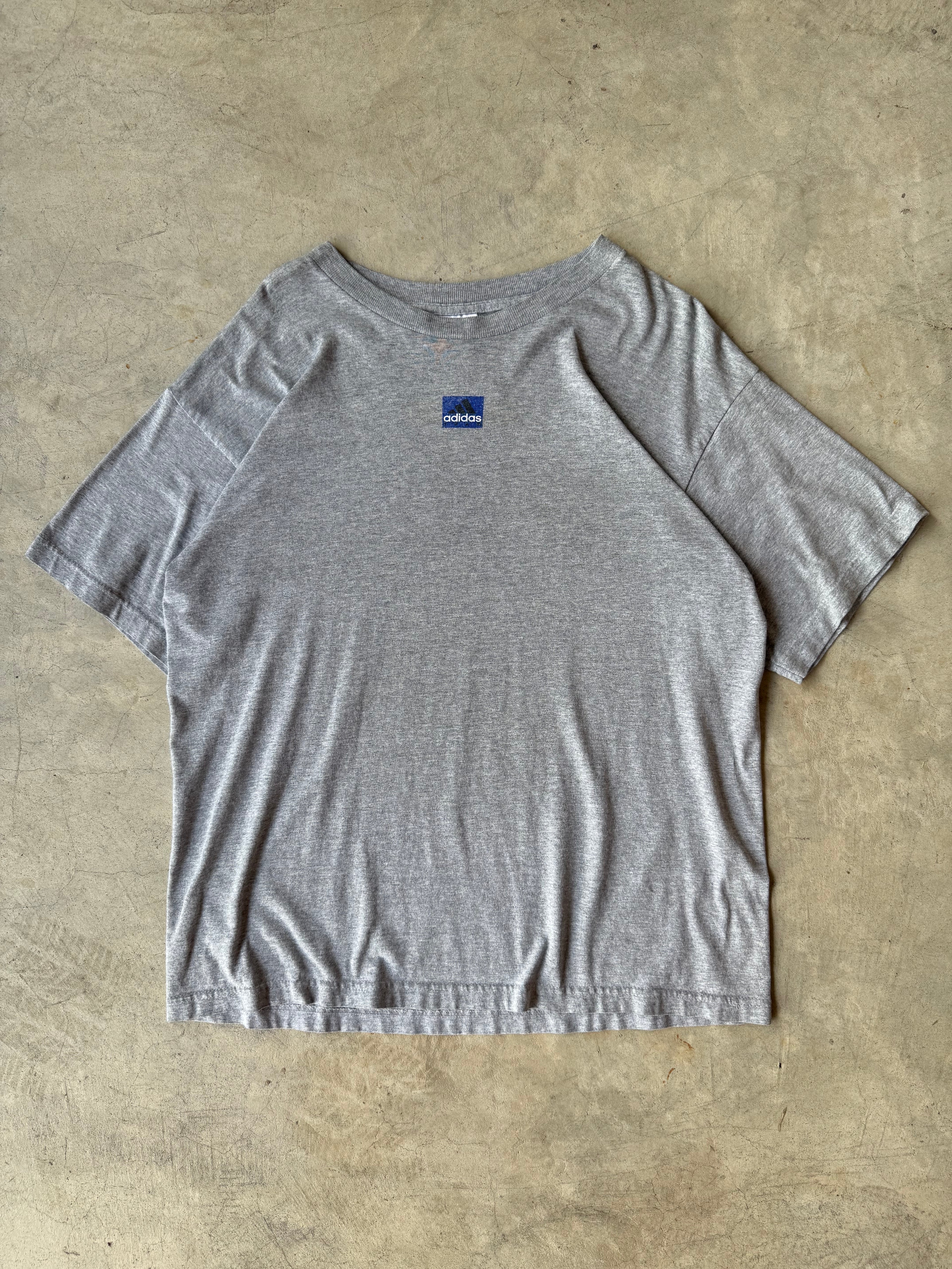 Vintage Y2K Adidas Box Logo Tee - M