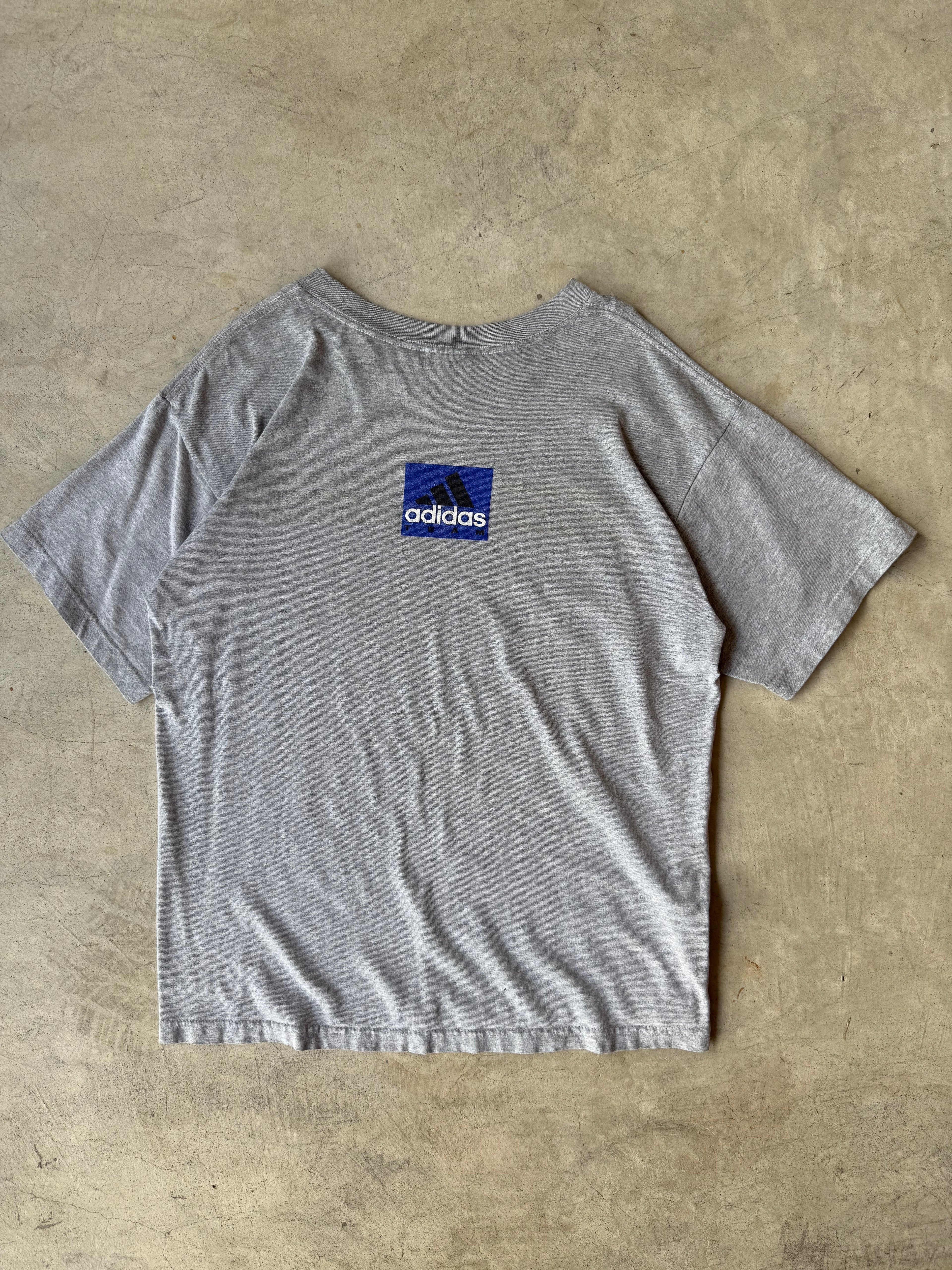 Vintage Y2K Adidas Box Logo Tee - M