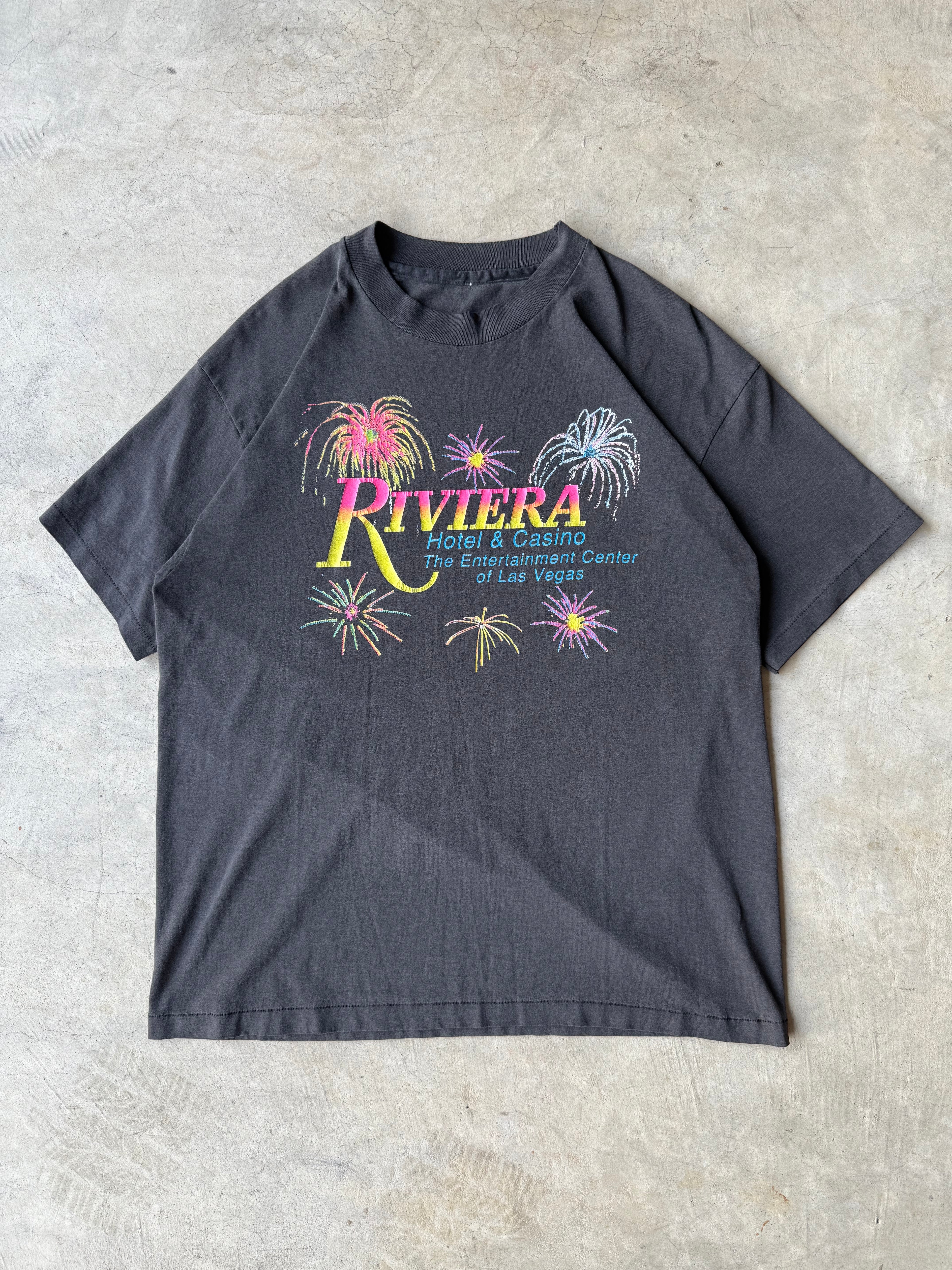 Vintage Riviera Casino Firework Tee - L
