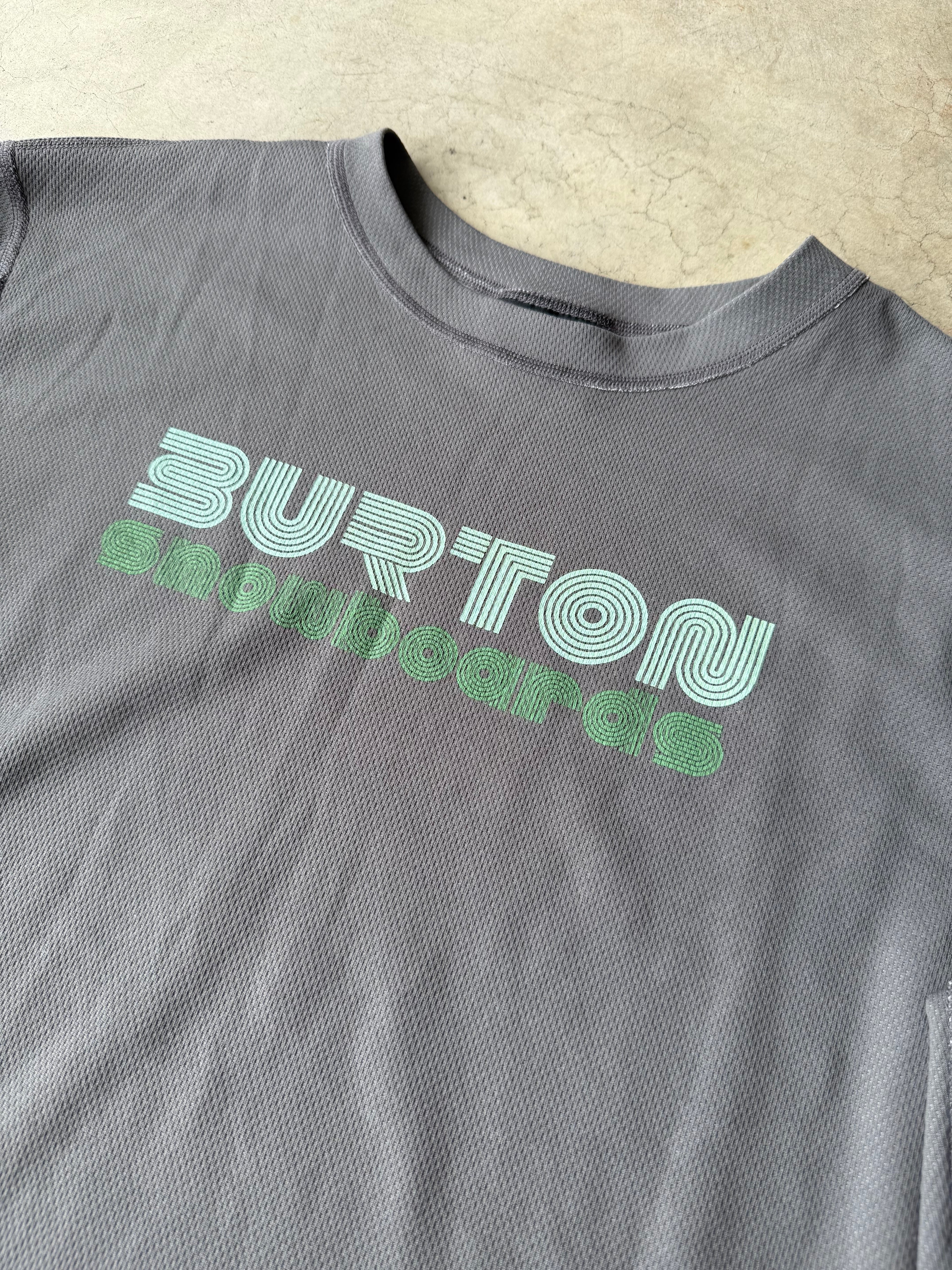 Vintage Burton Snowboarding Mesh Long Sleeve - L