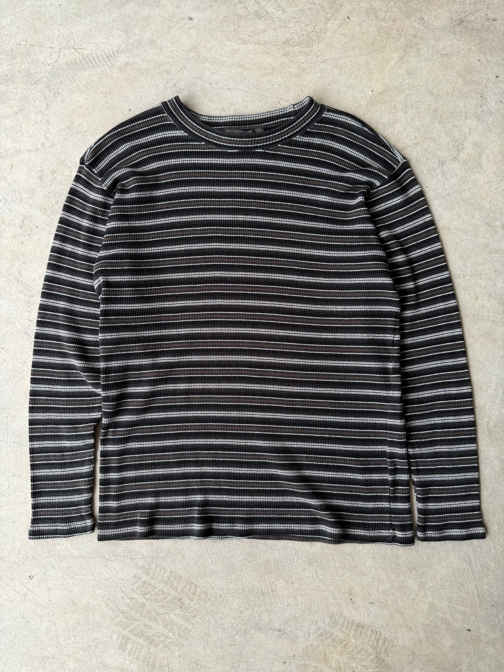 Vintage Banana Republic Striped Thermal - M