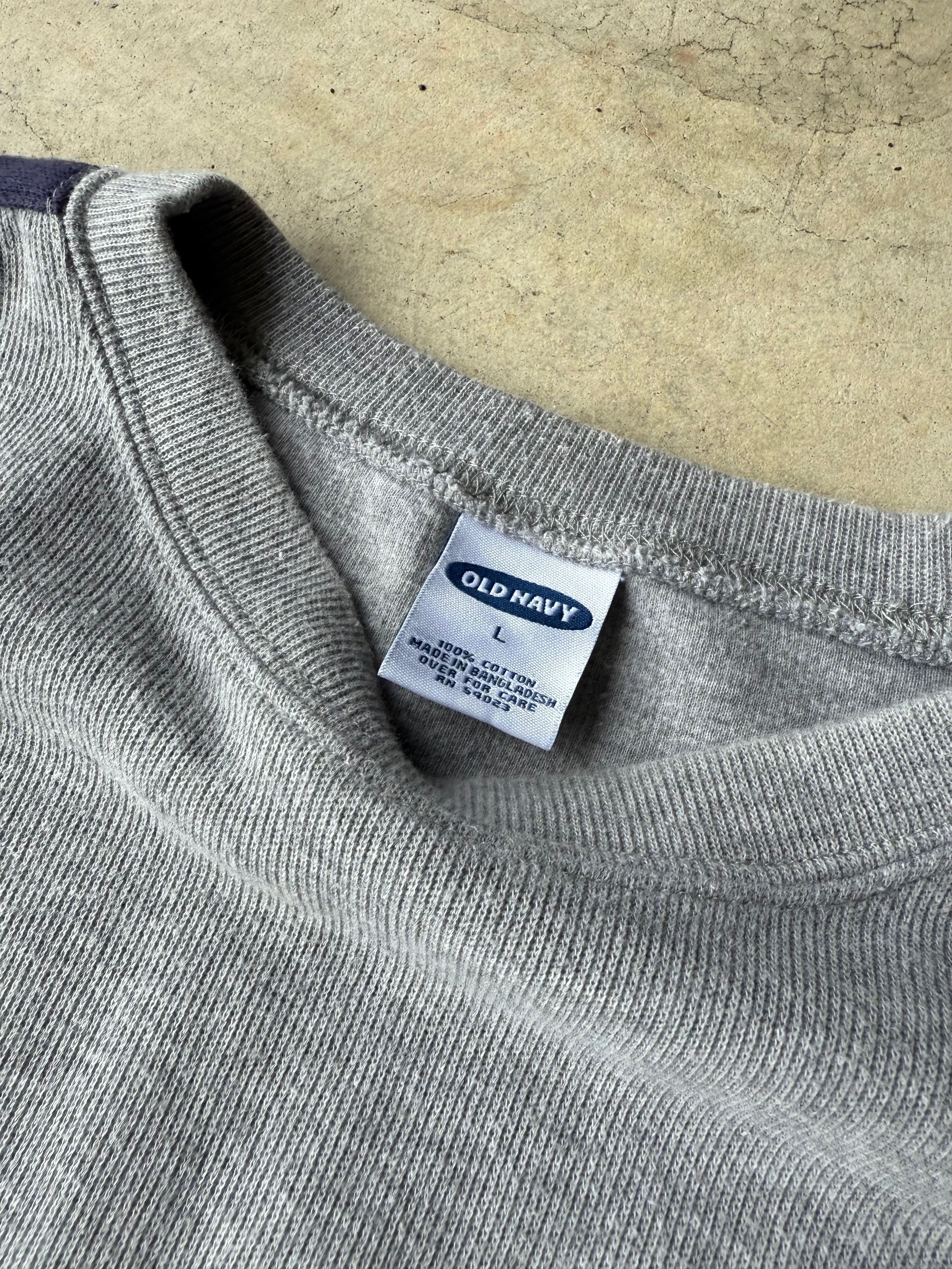 Vintage Gray Old Navy Pull Over - L