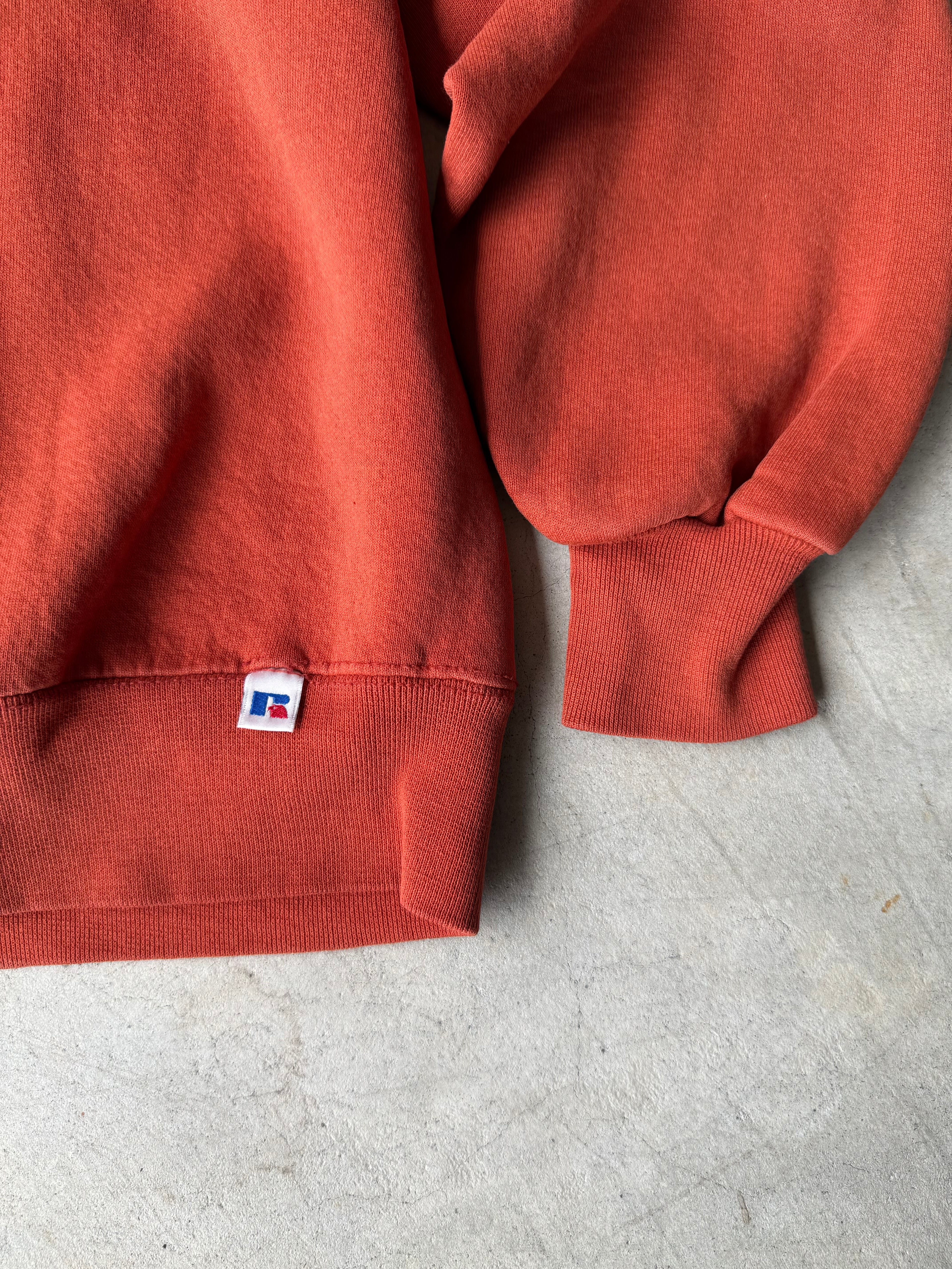 Vintage Orange Russell Athletic Crewneck - L