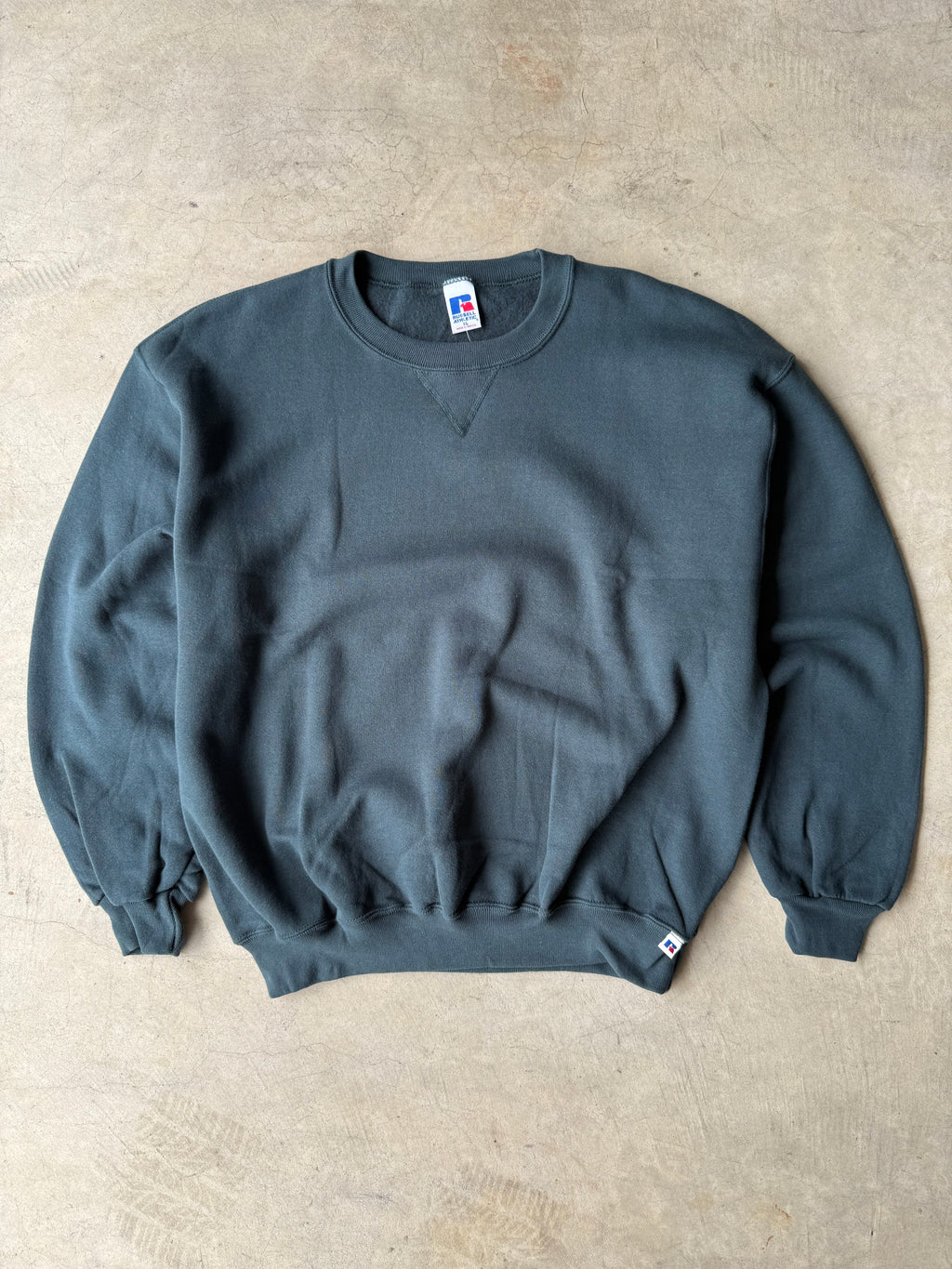 Vintage Dark Green Russell Athletic Crewneck - XL