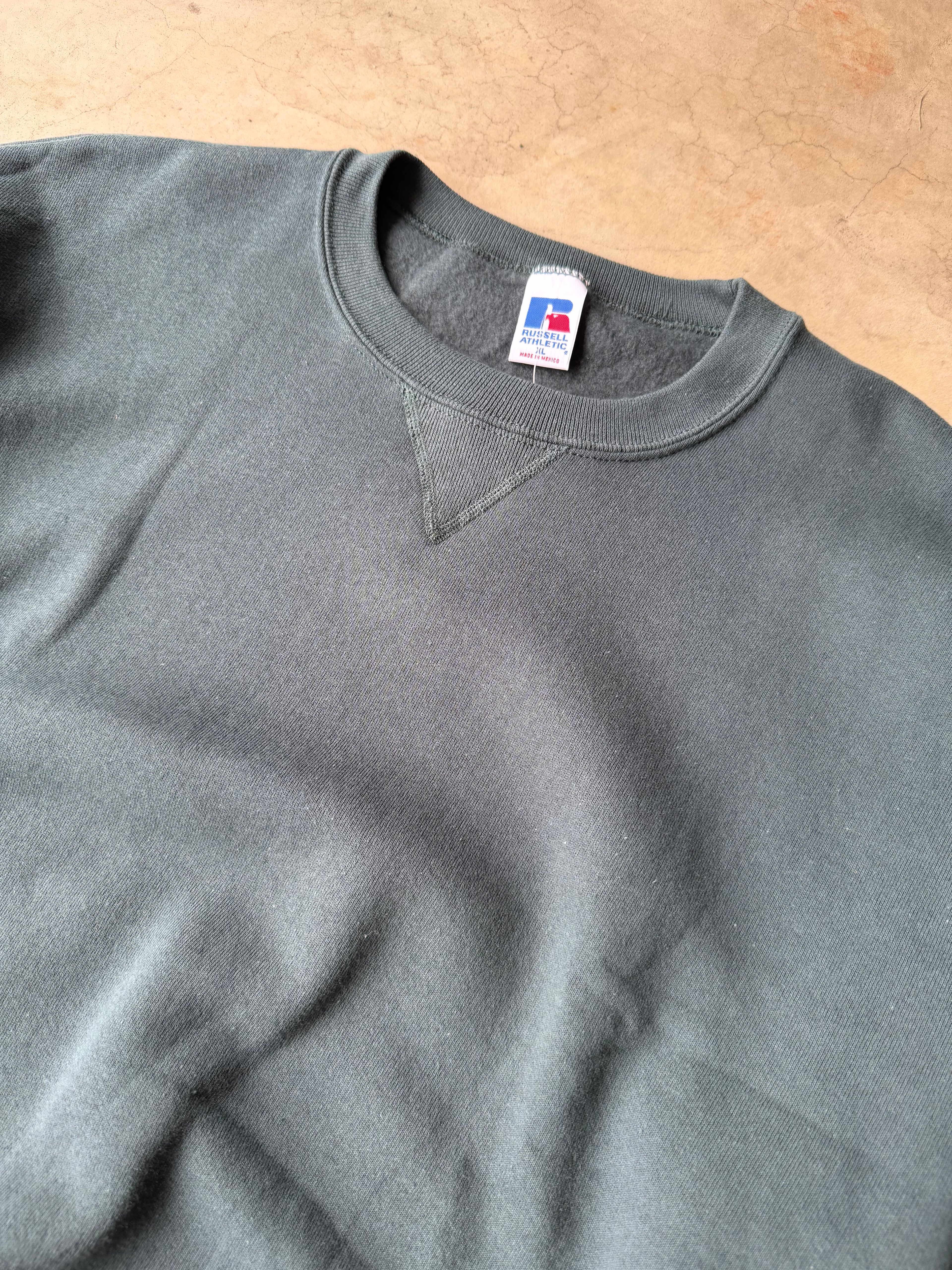Vintage Dark Green Russell Athletic Crewneck - XL