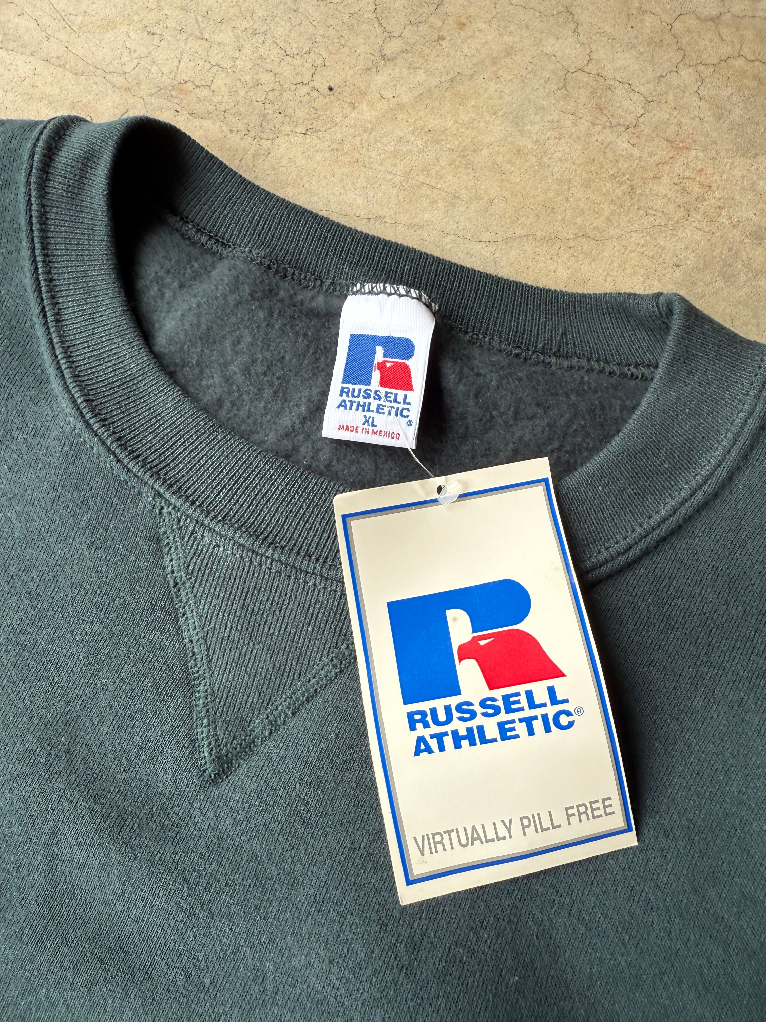 Vintage Dark Green Russell Athletic Crewneck - XL