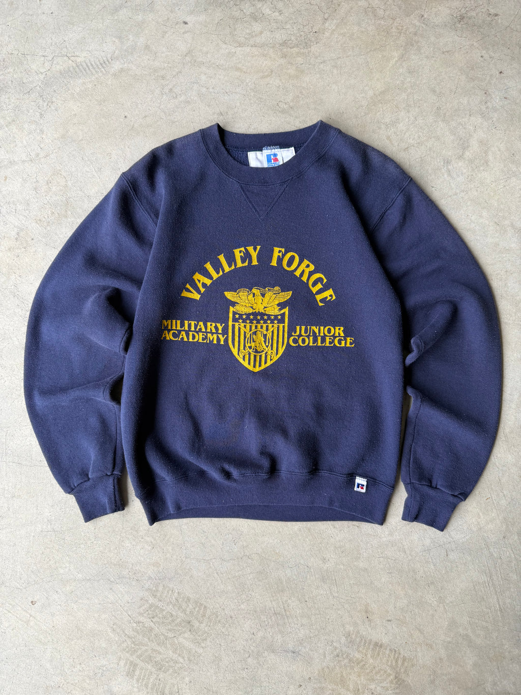 Vintage Valley Forge Military Academy Russell Crewneck - S