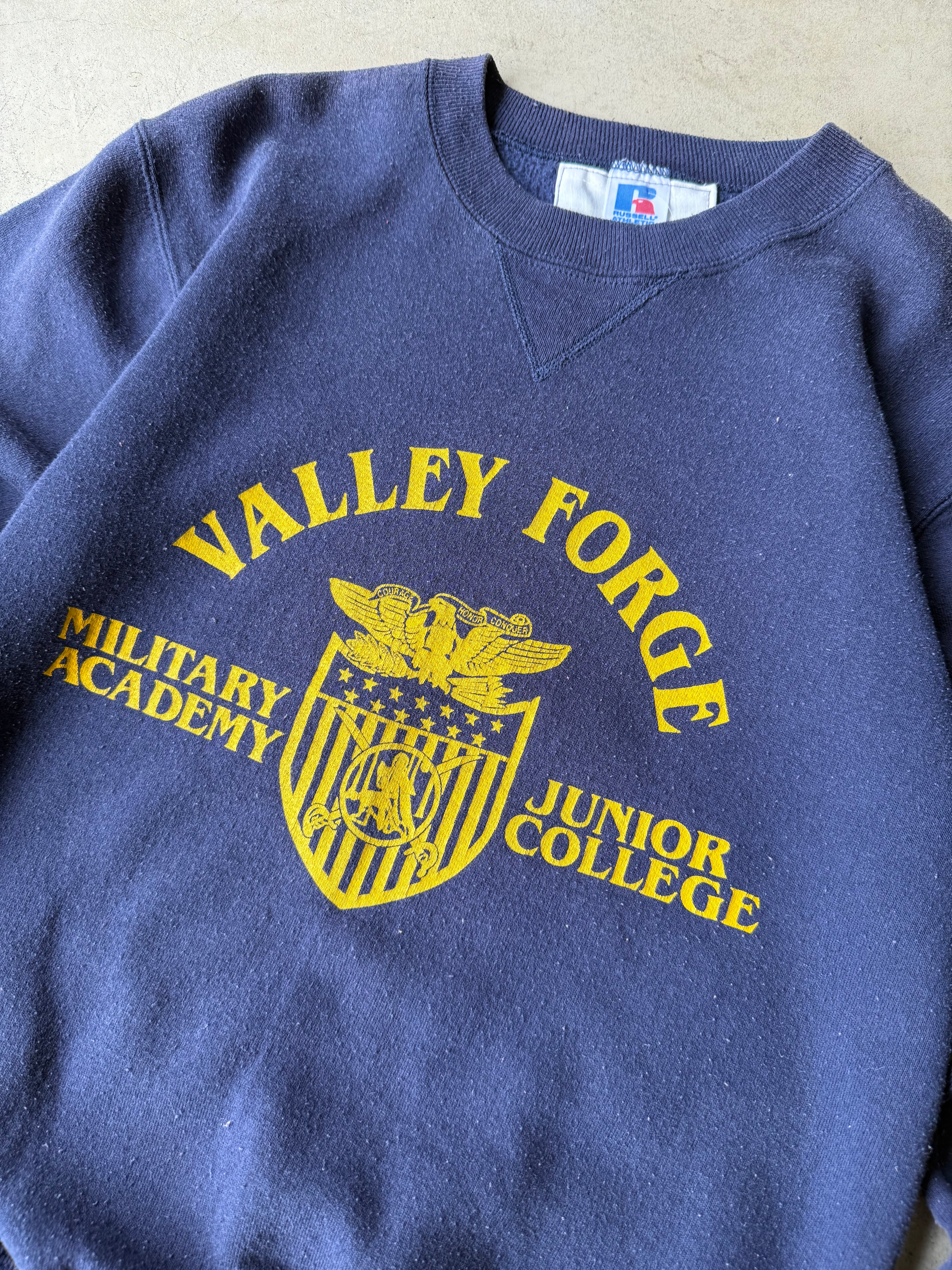 Vintage Valley Forge Military Academy Russell Crewneck - S