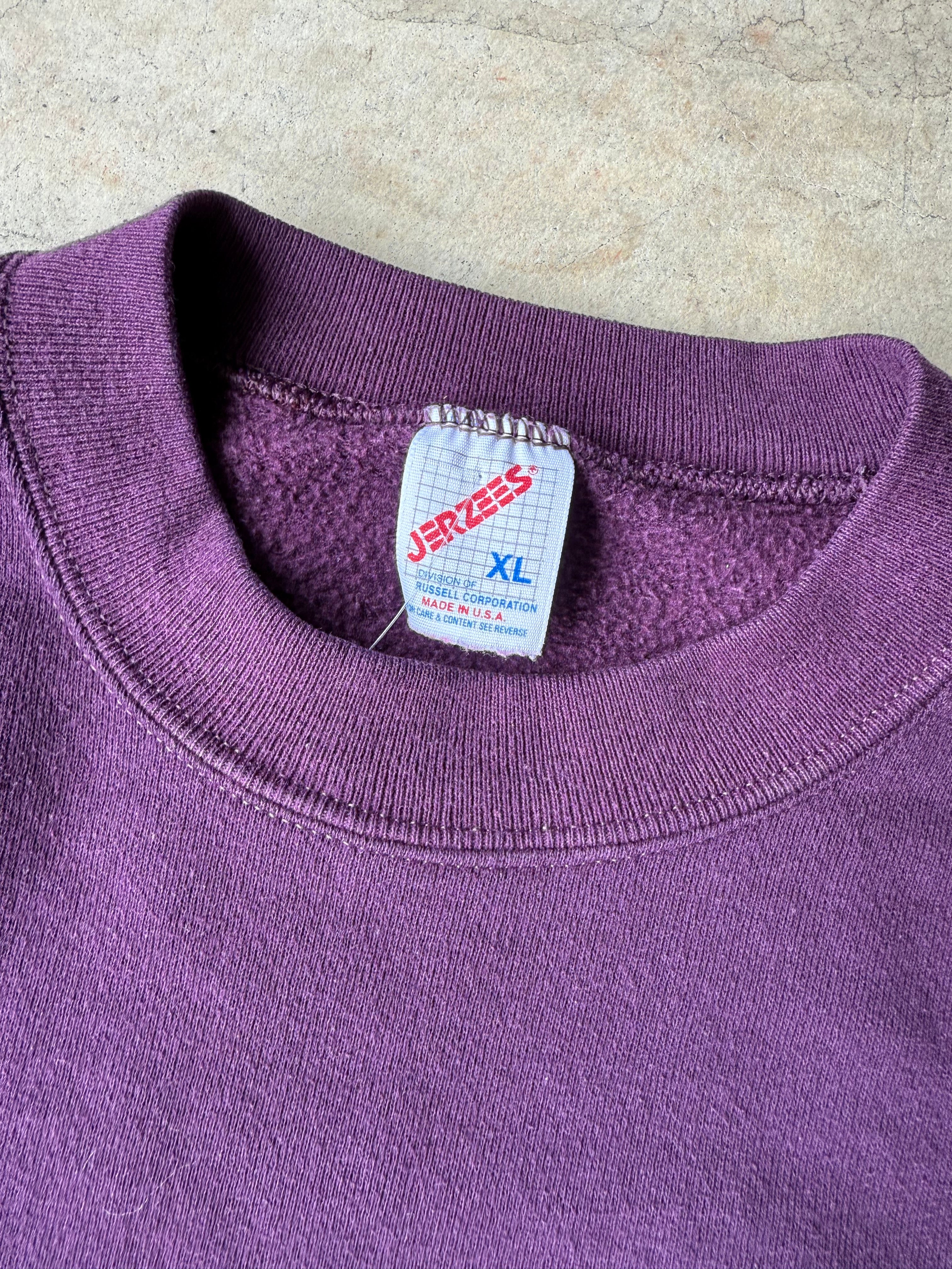 Vintage Maroon Bootleg Nike Air Crewneck - XL