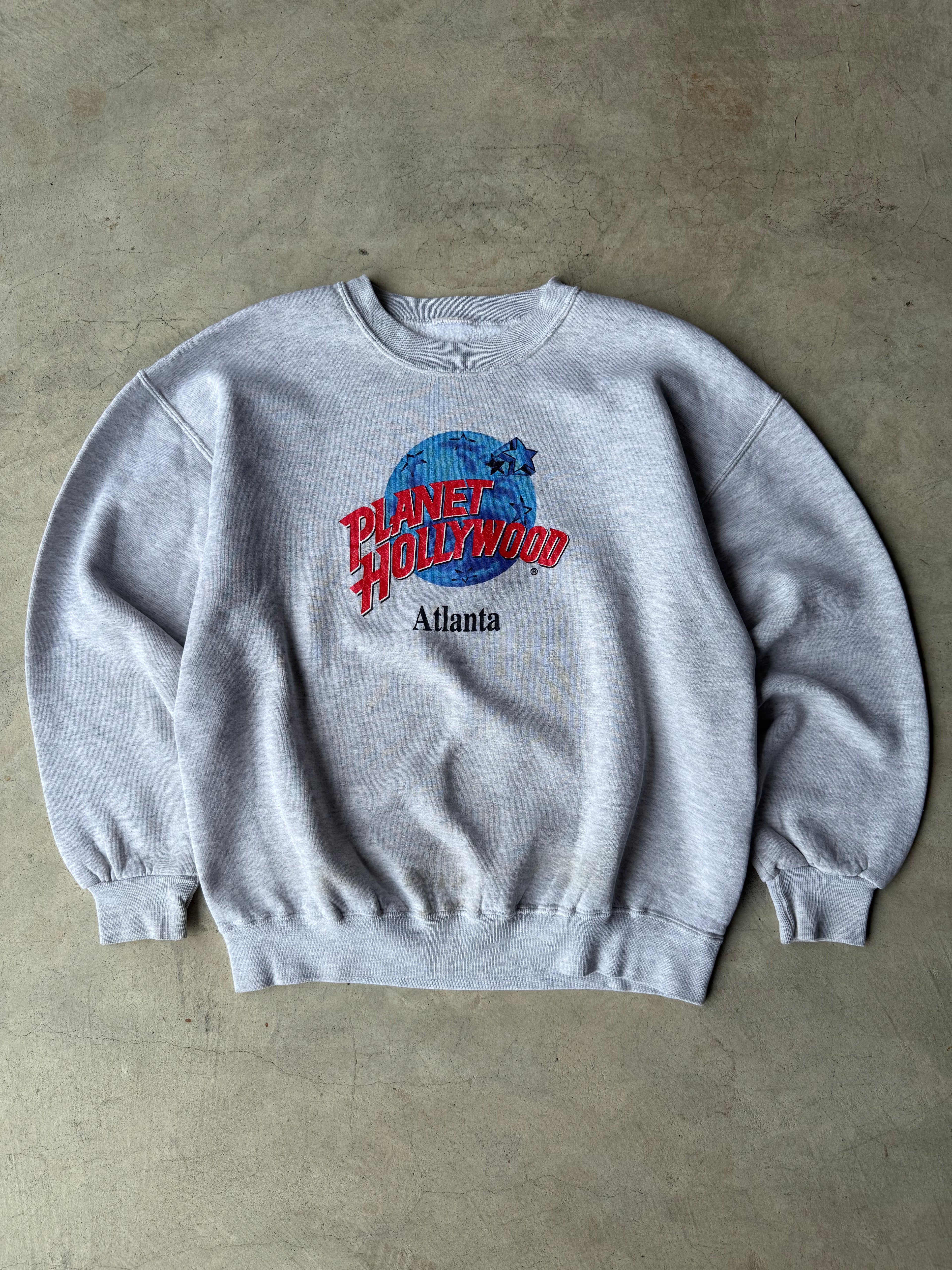 Vintage Gray Planet Hollywood Crewneck - M