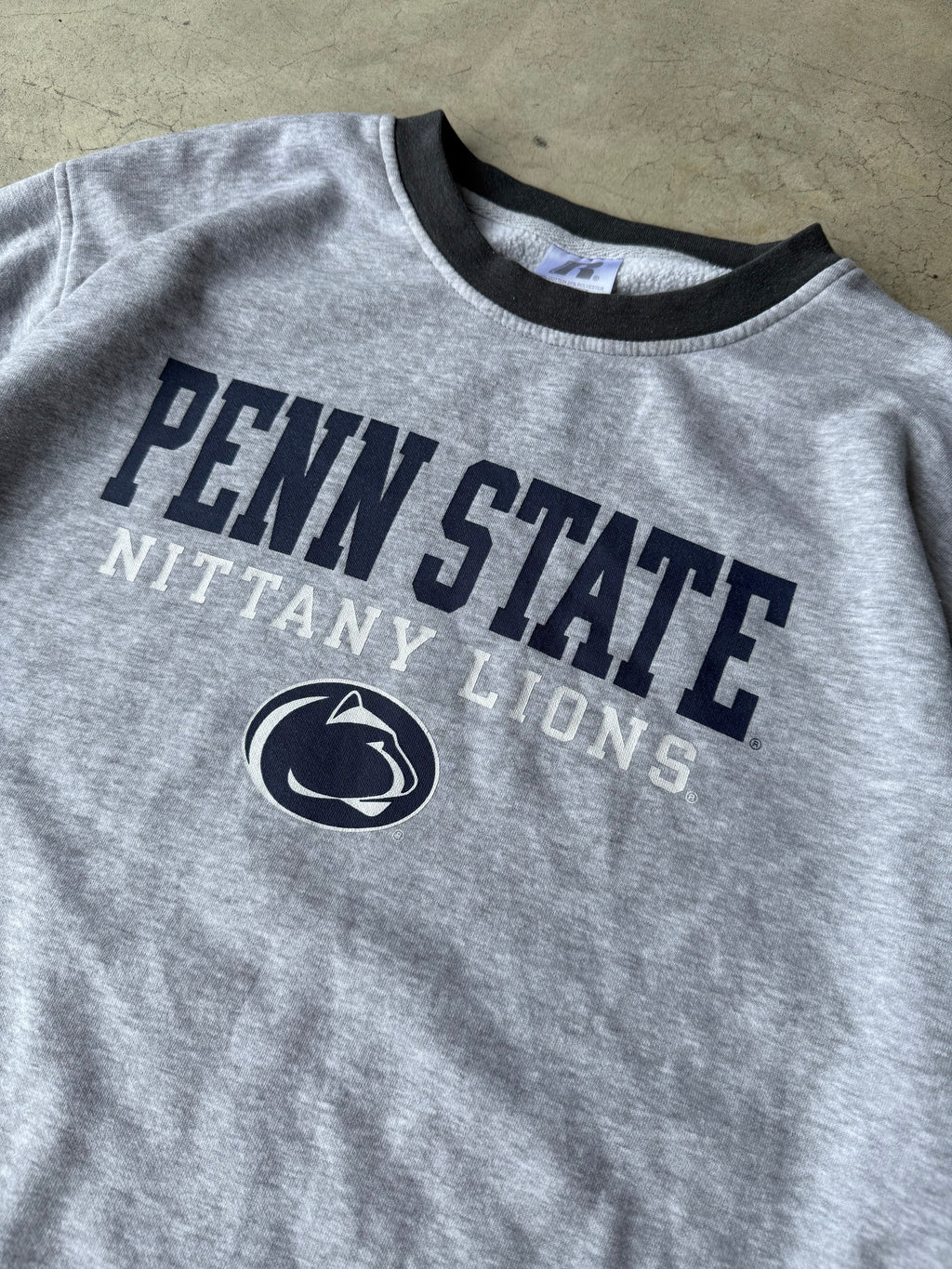 Vintage Gray Penn State Russell Athletic Crewneck - XL