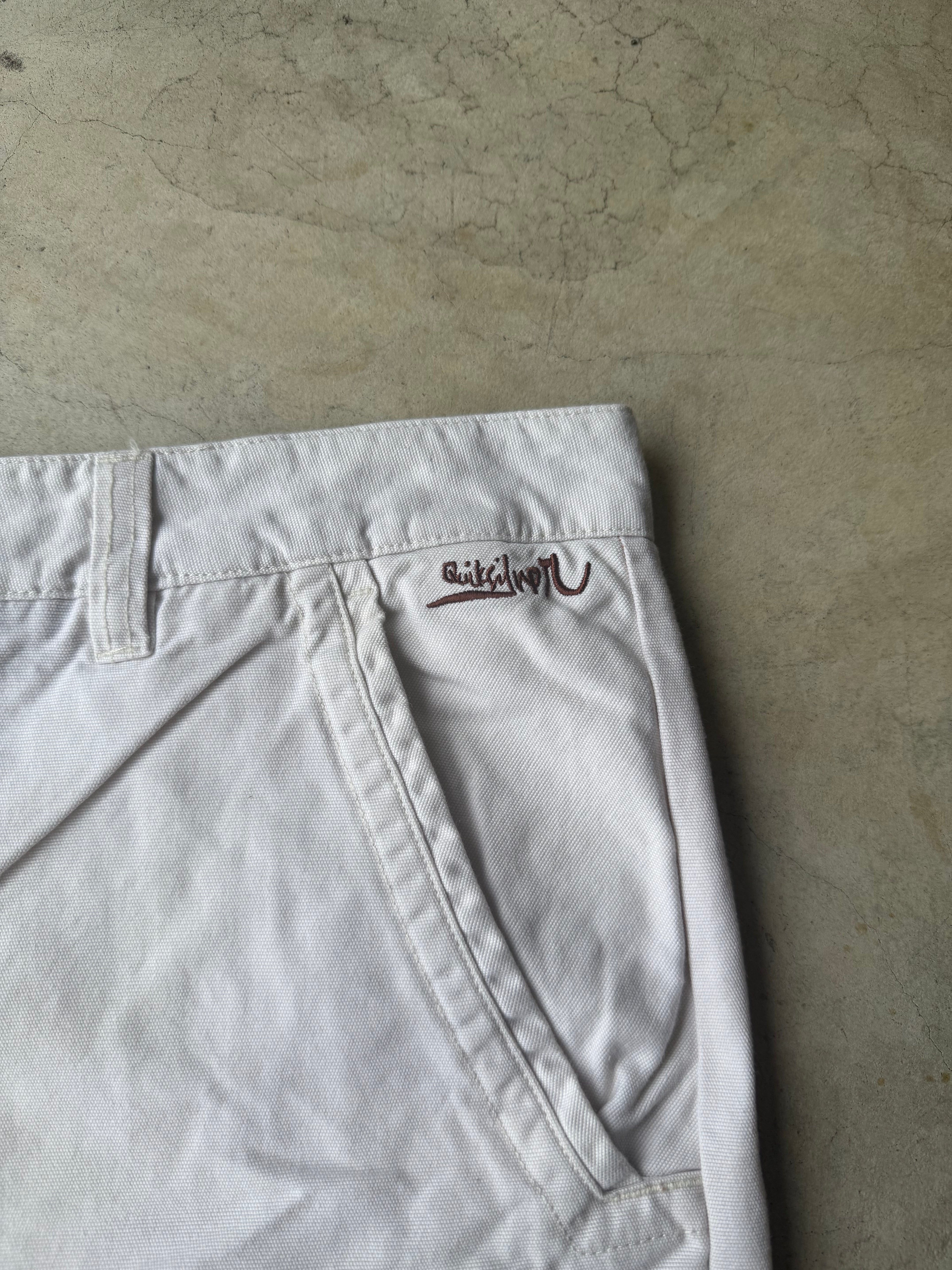 Vintage Quicksilver Cream Shorts - 36