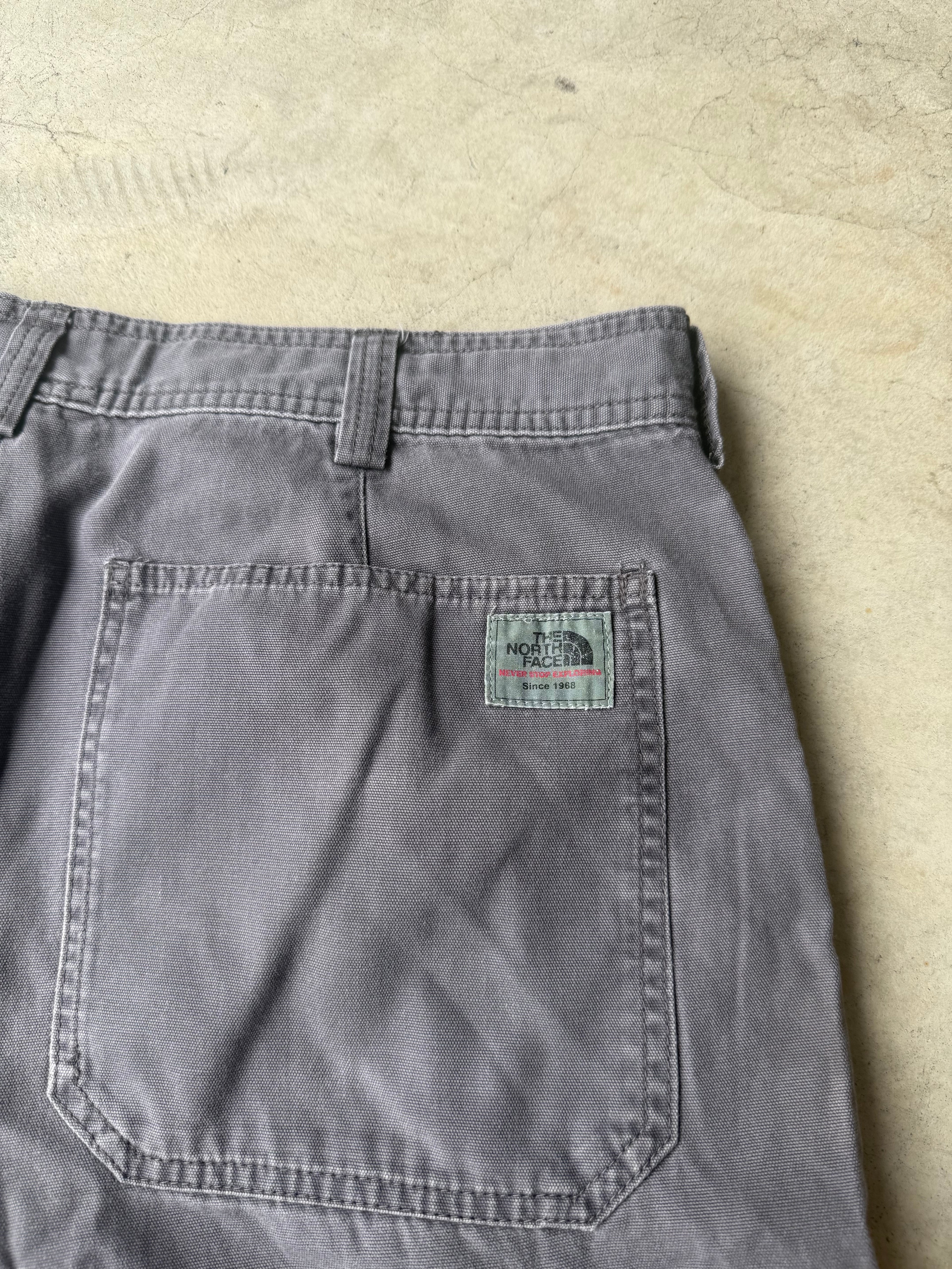 Vintage Northface Gray Cargo Shorts - 34