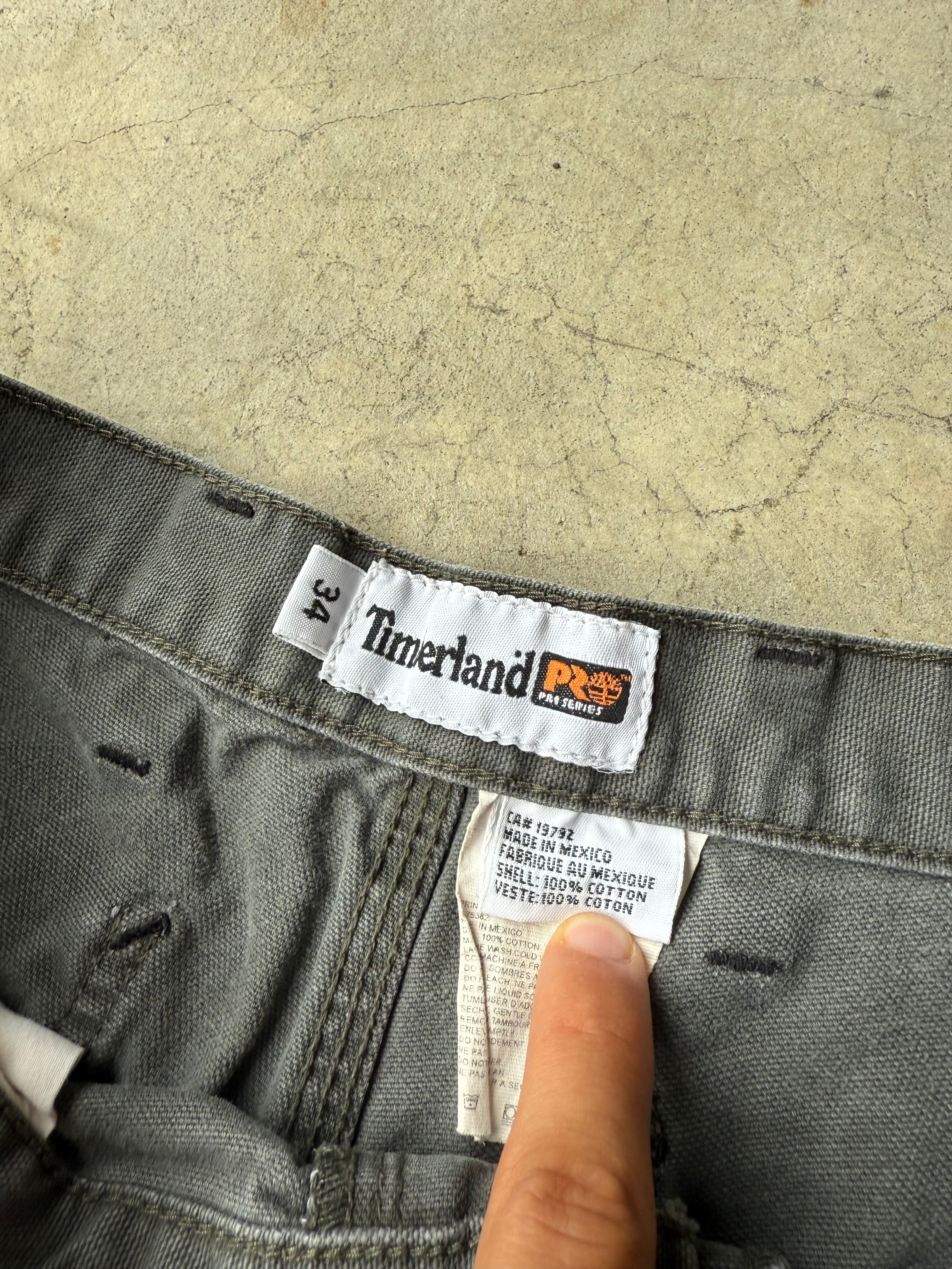 Vintage Timberland Gray Workwear Shorts - 34