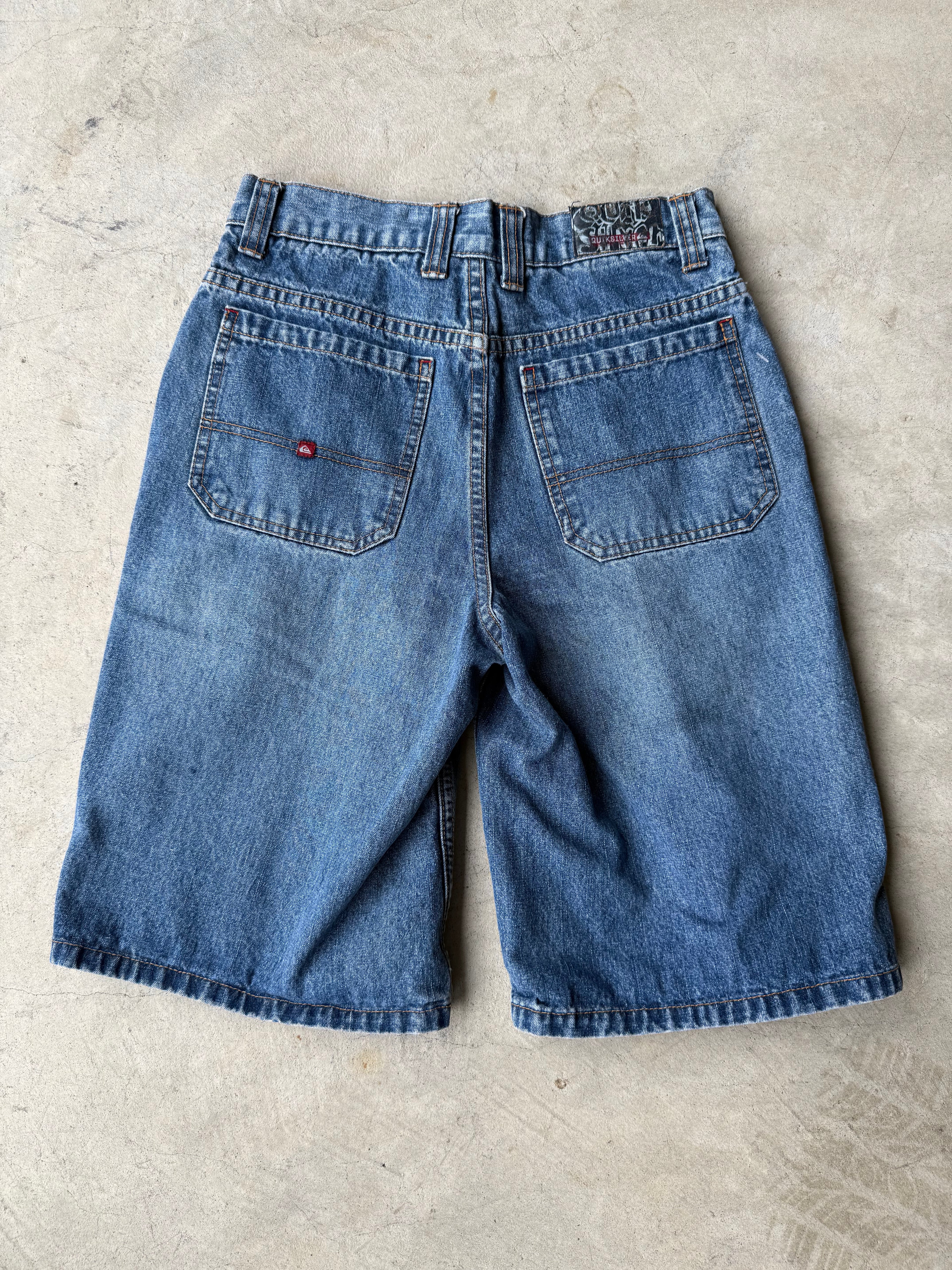 Vintage Quicksilver Blue Jean Shorts - 27