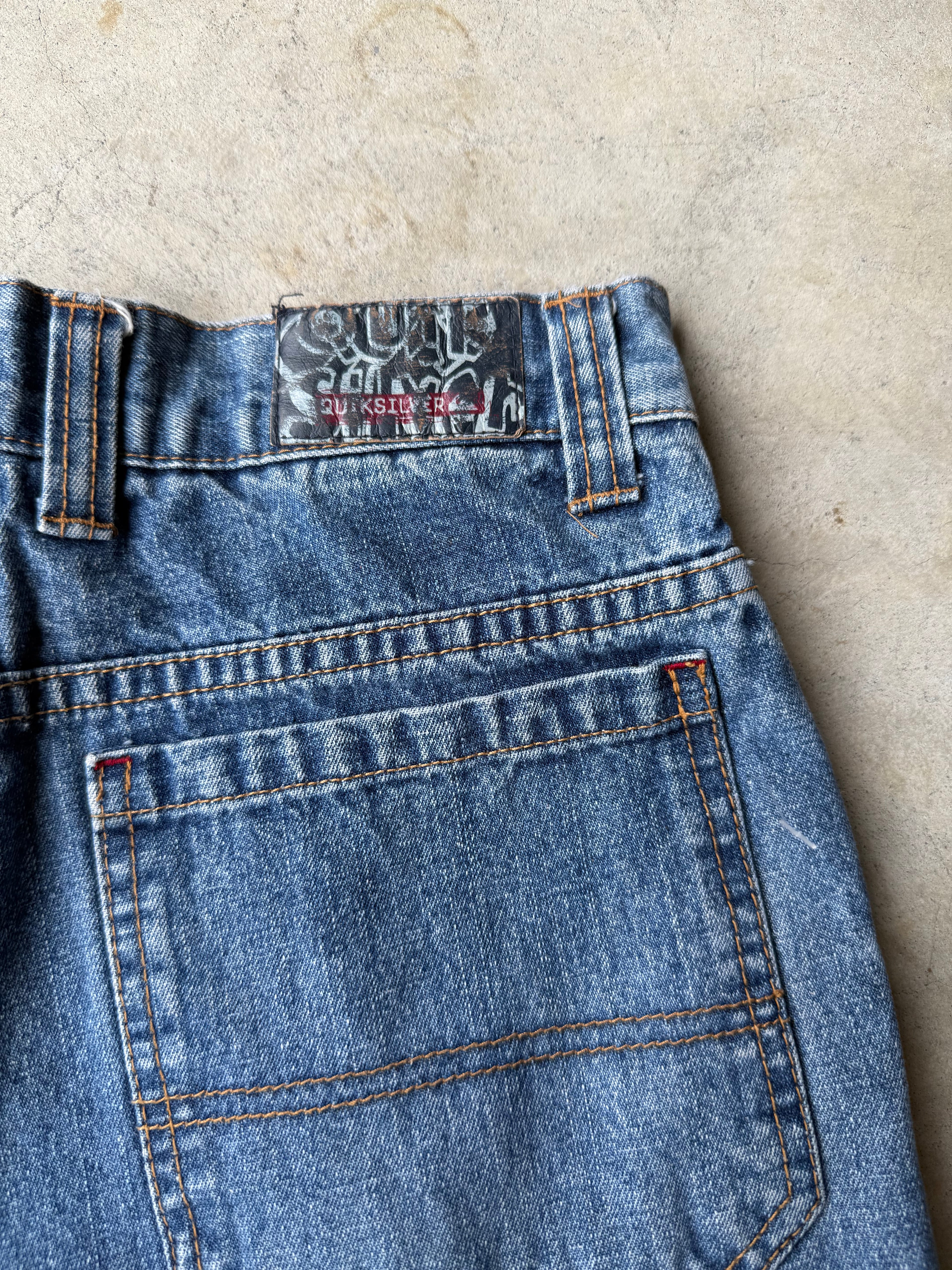 Vintage Quicksilver Blue Jean Shorts - 27
