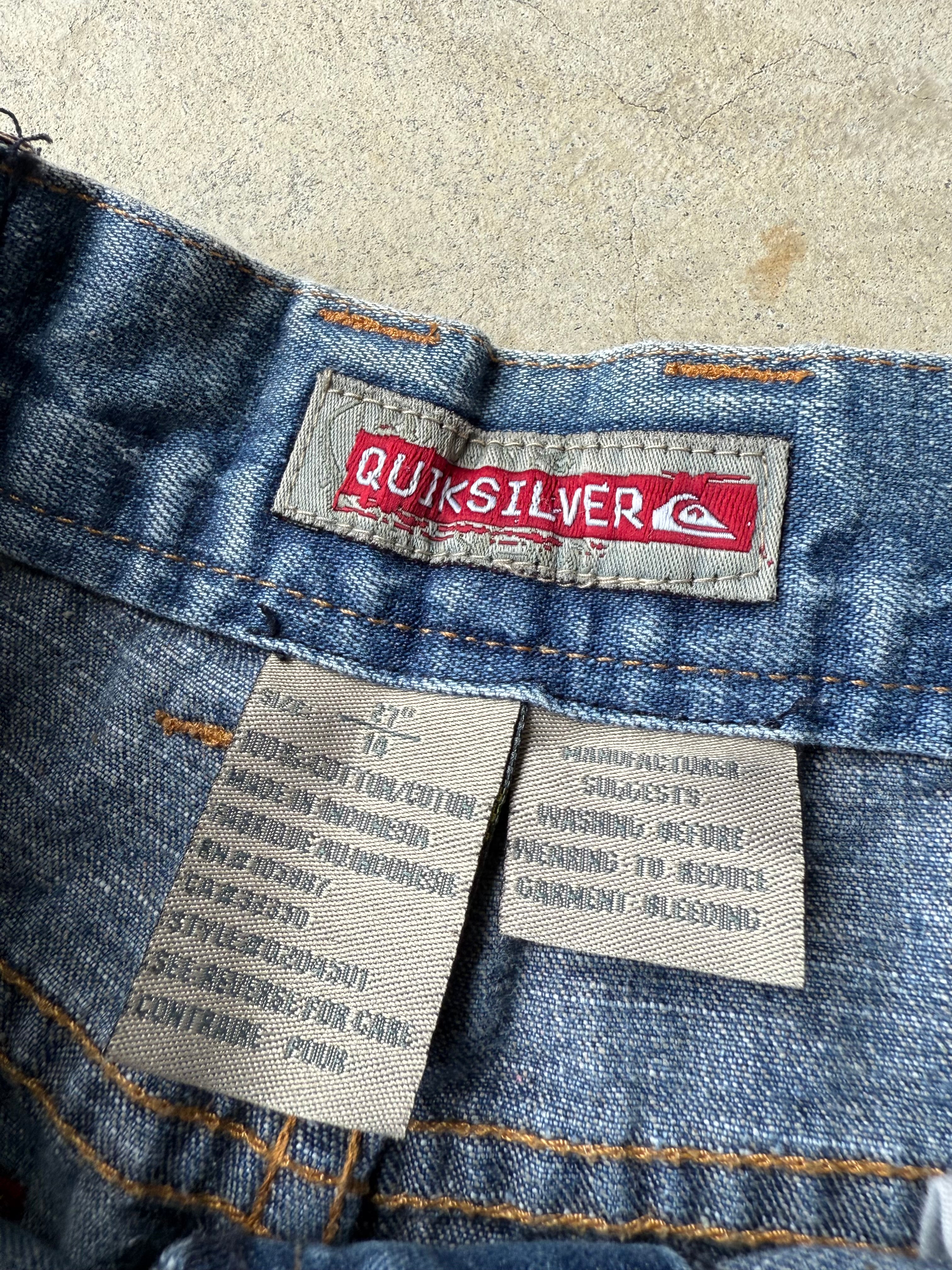 Vintage Quicksilver Blue Jean Shorts - 27