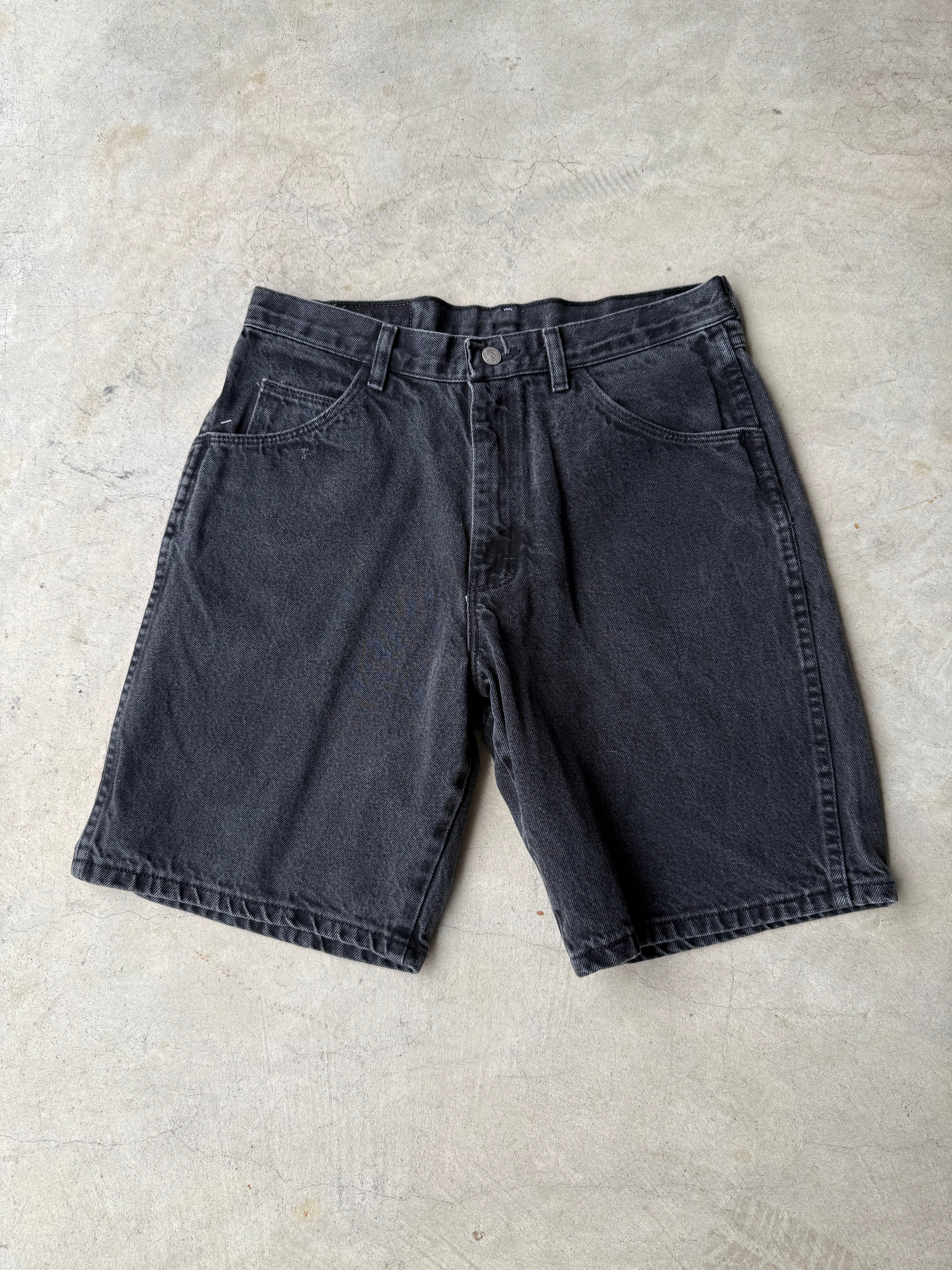 Vintage Wrangler Black Jean Shorts - 32