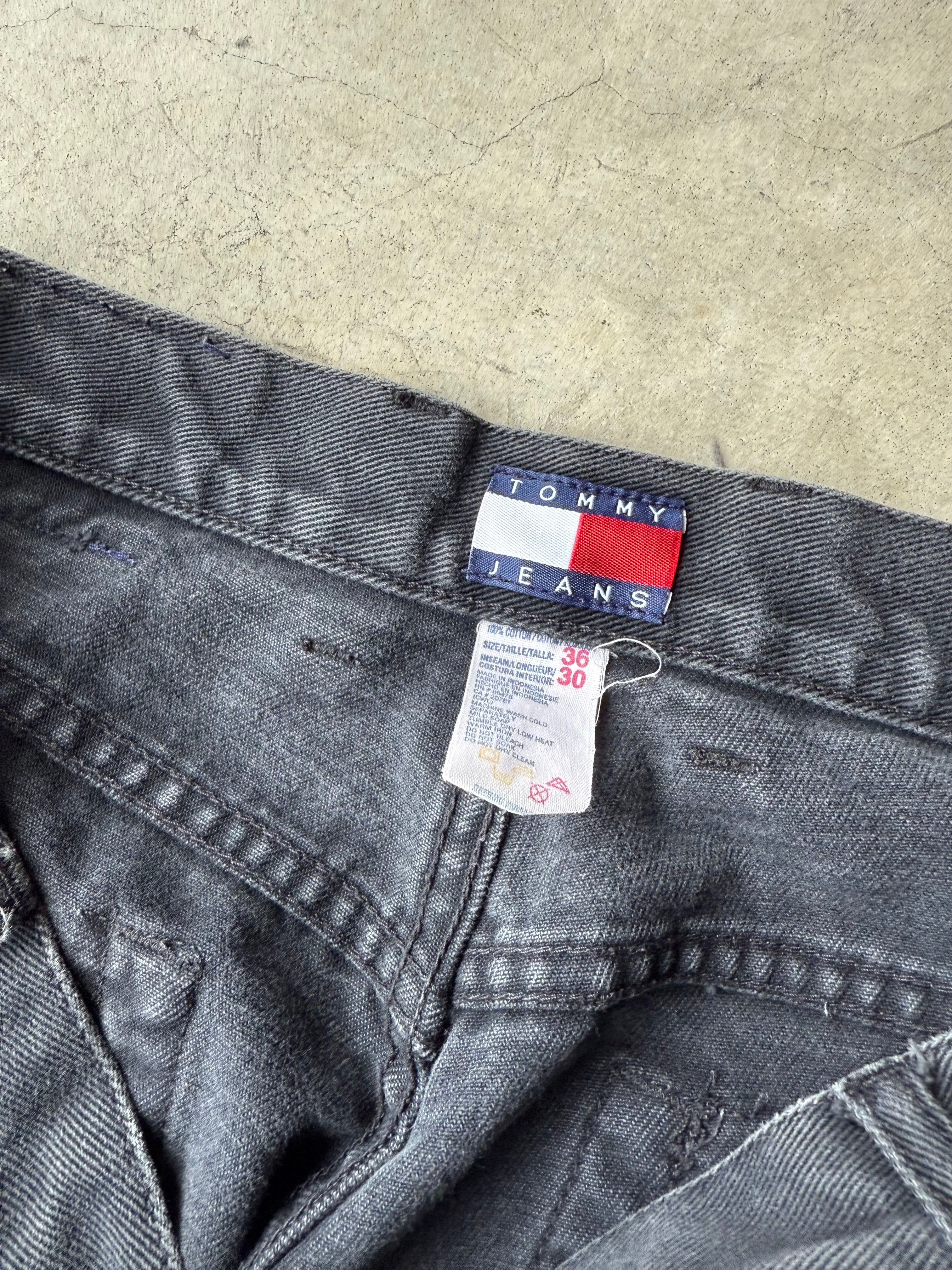 Vintage Black Tommy Hilfiger Jeans - 36