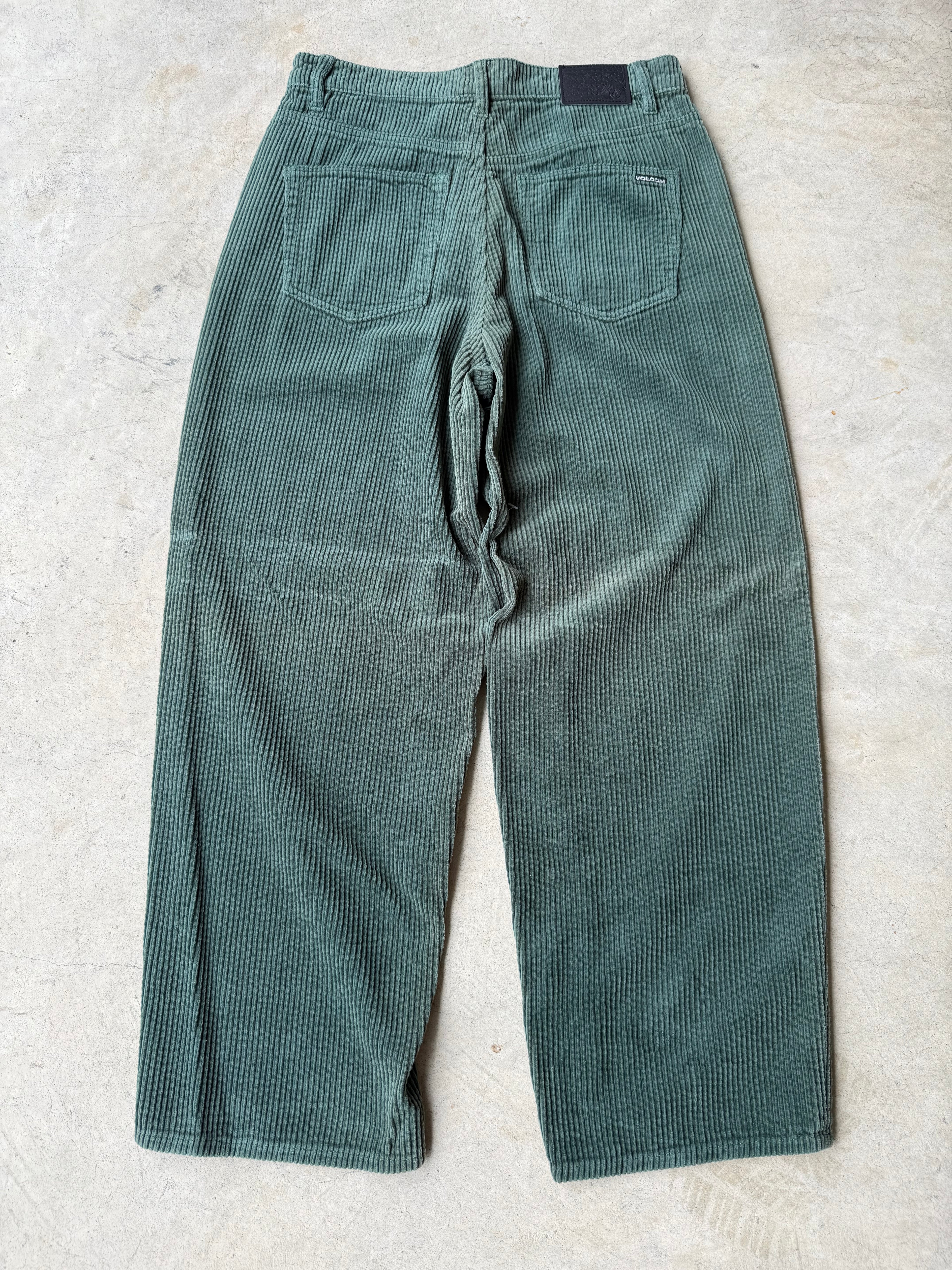 Vintage Volcome Green Corduroy Pants - 28