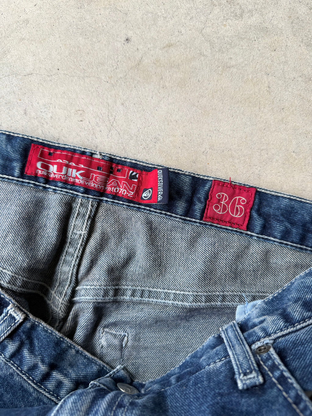 Vintage Quicksilver Blue Jeans - 36