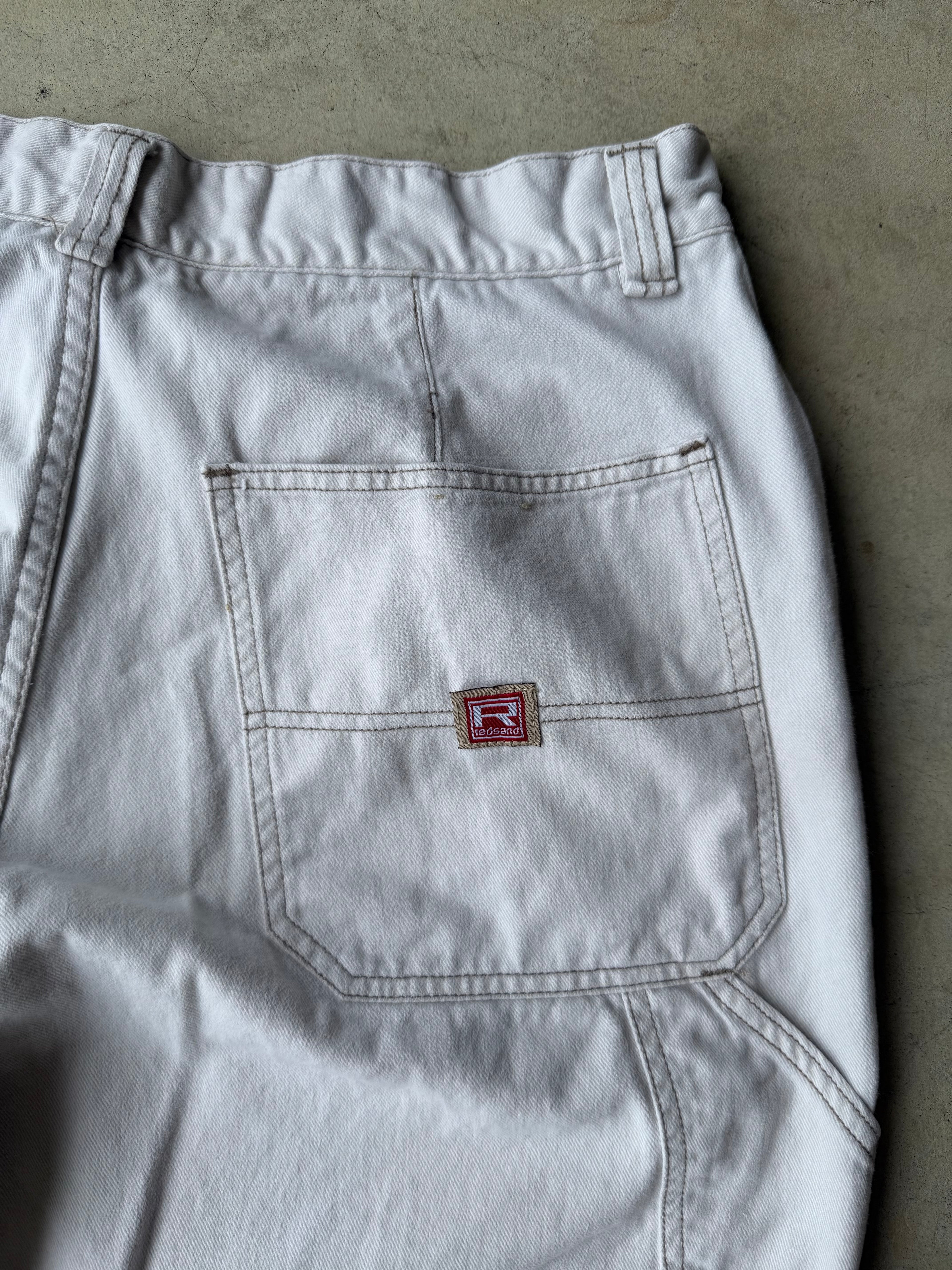 Vintage Redsand Cream Painters Pants - 38