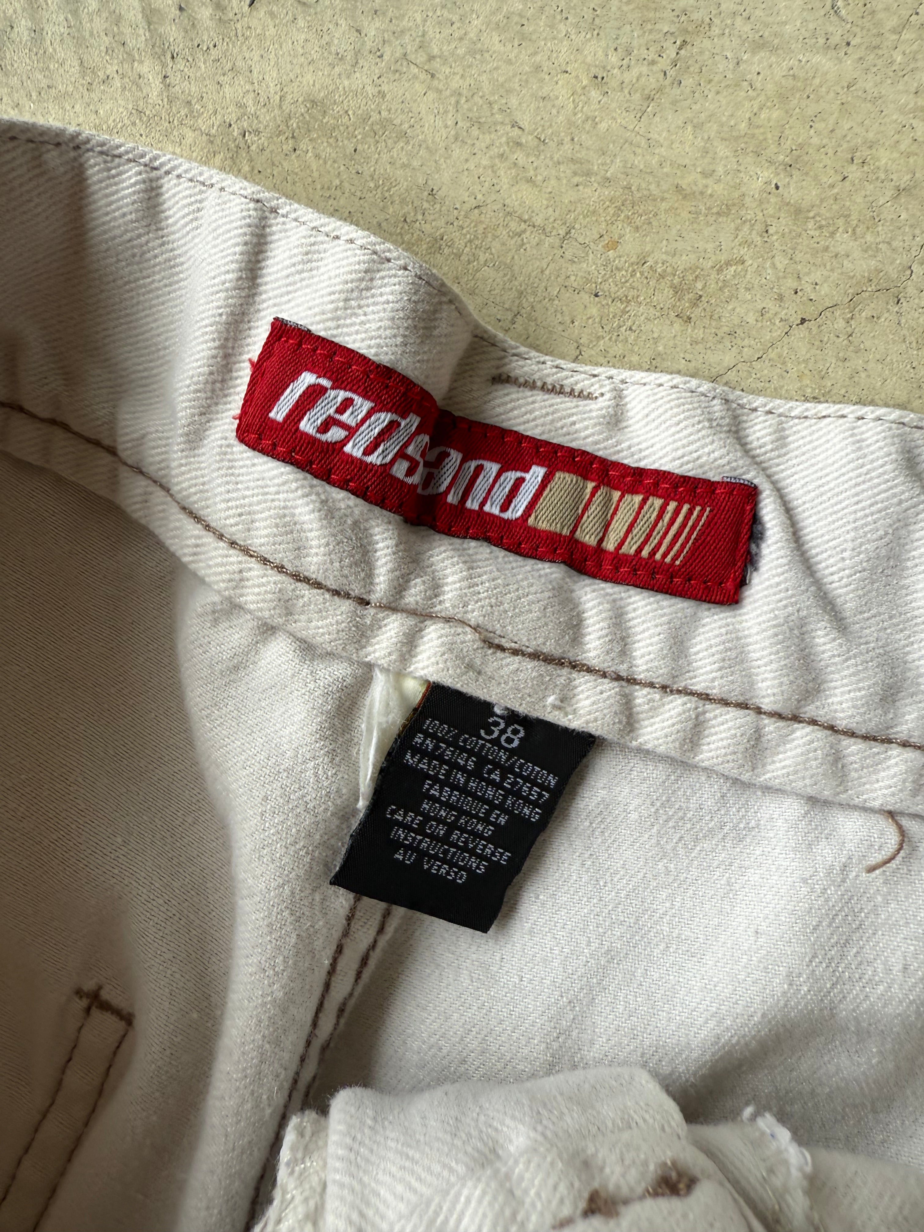 Vintage Redsand Cream Painters Pants - 38