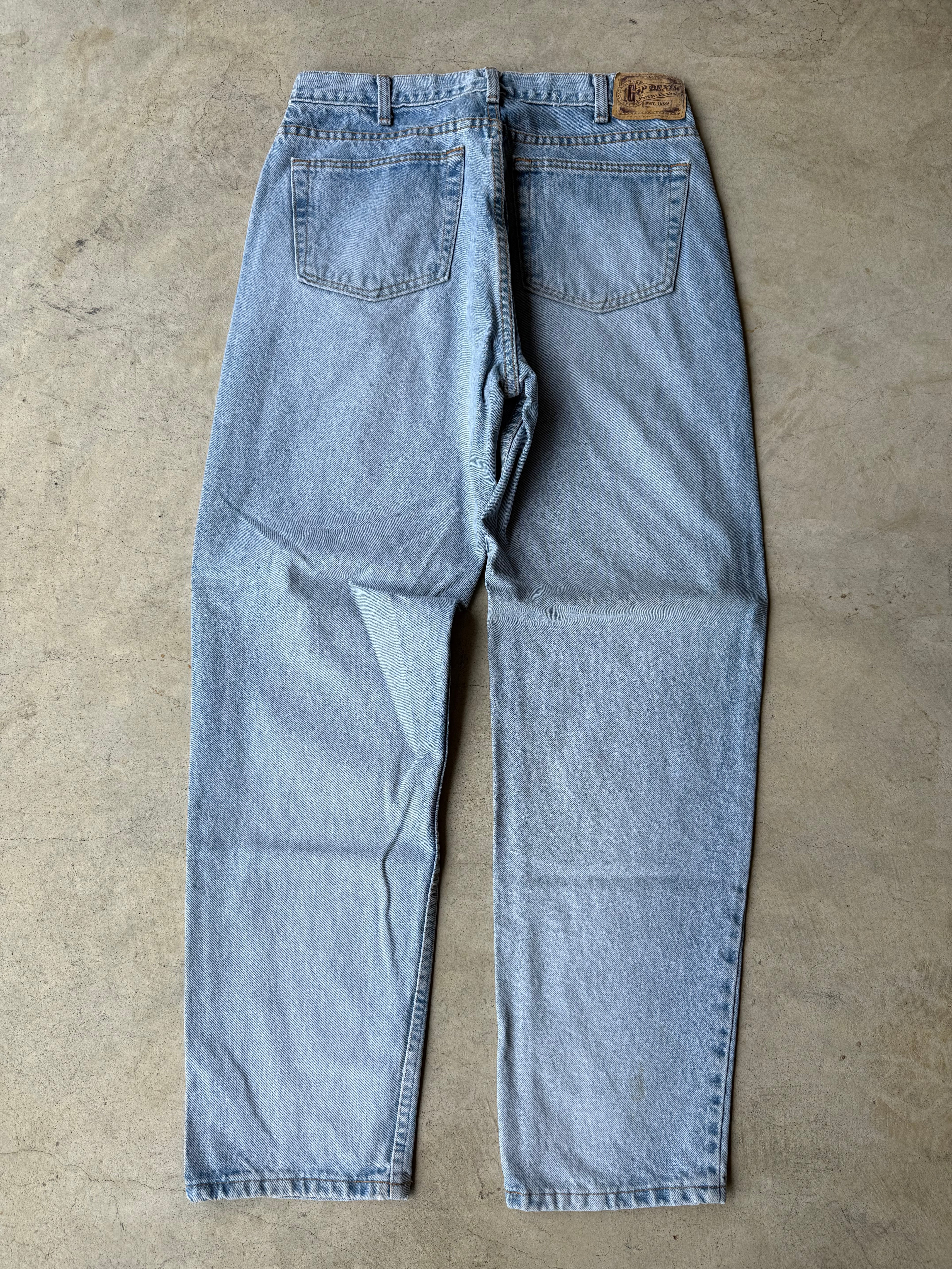 Vintage Gap Faded Blue Jeans - 34