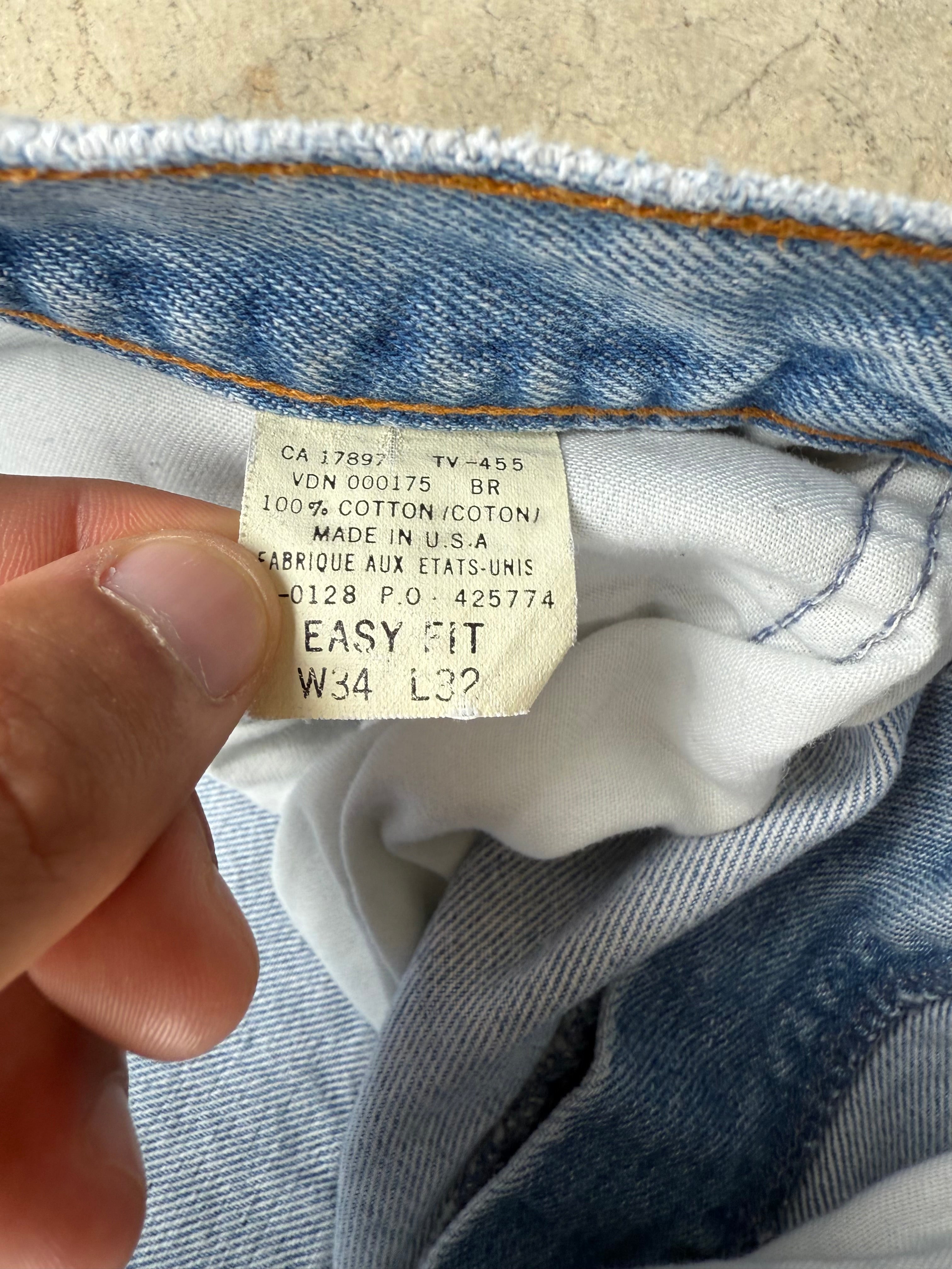Vintage Gap Faded Blue Jeans - 34