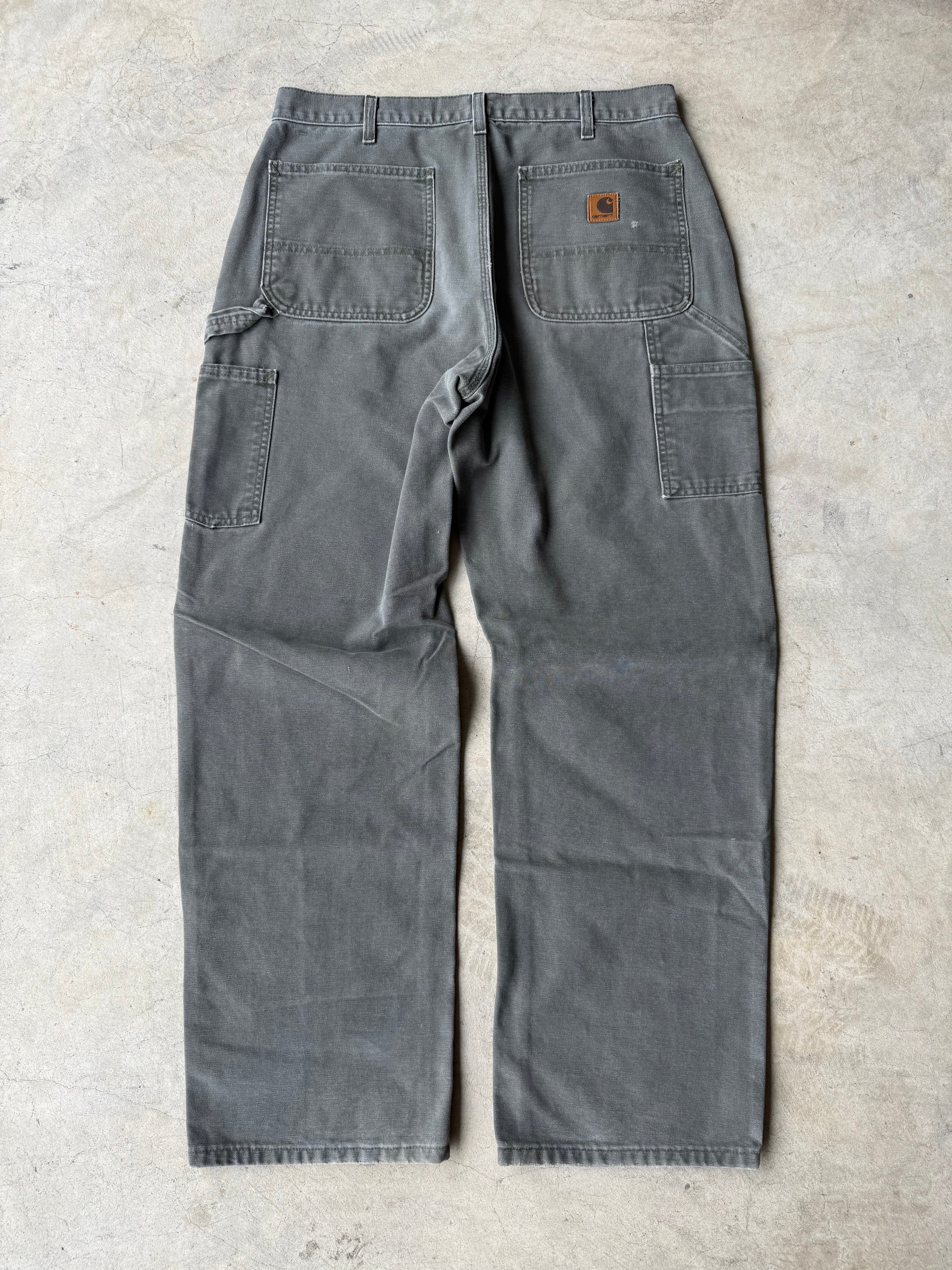 Vintage Carhartt Green Workwear Pants - 34