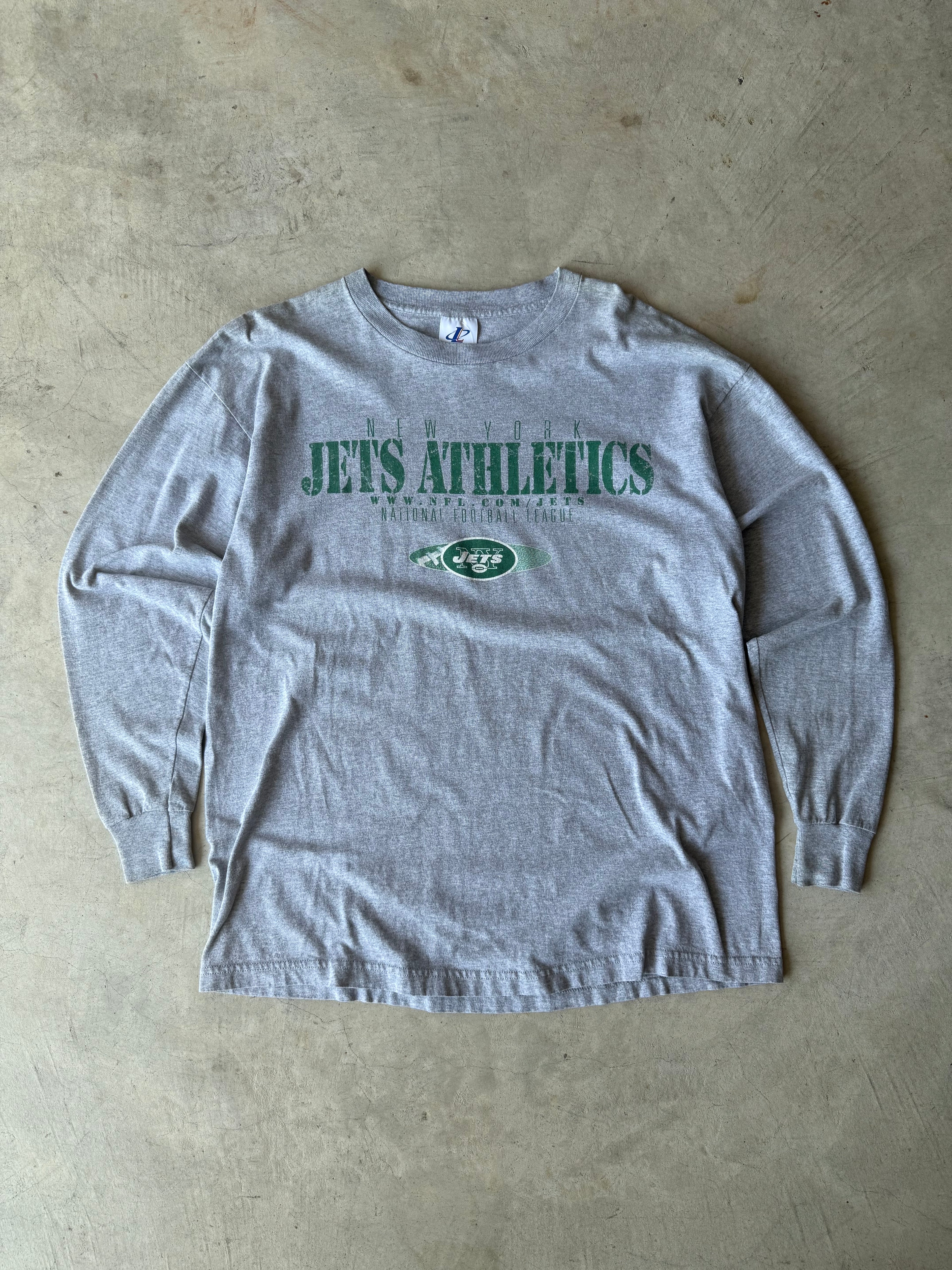 Vintage New York Jets Gray Long Sleeve - L