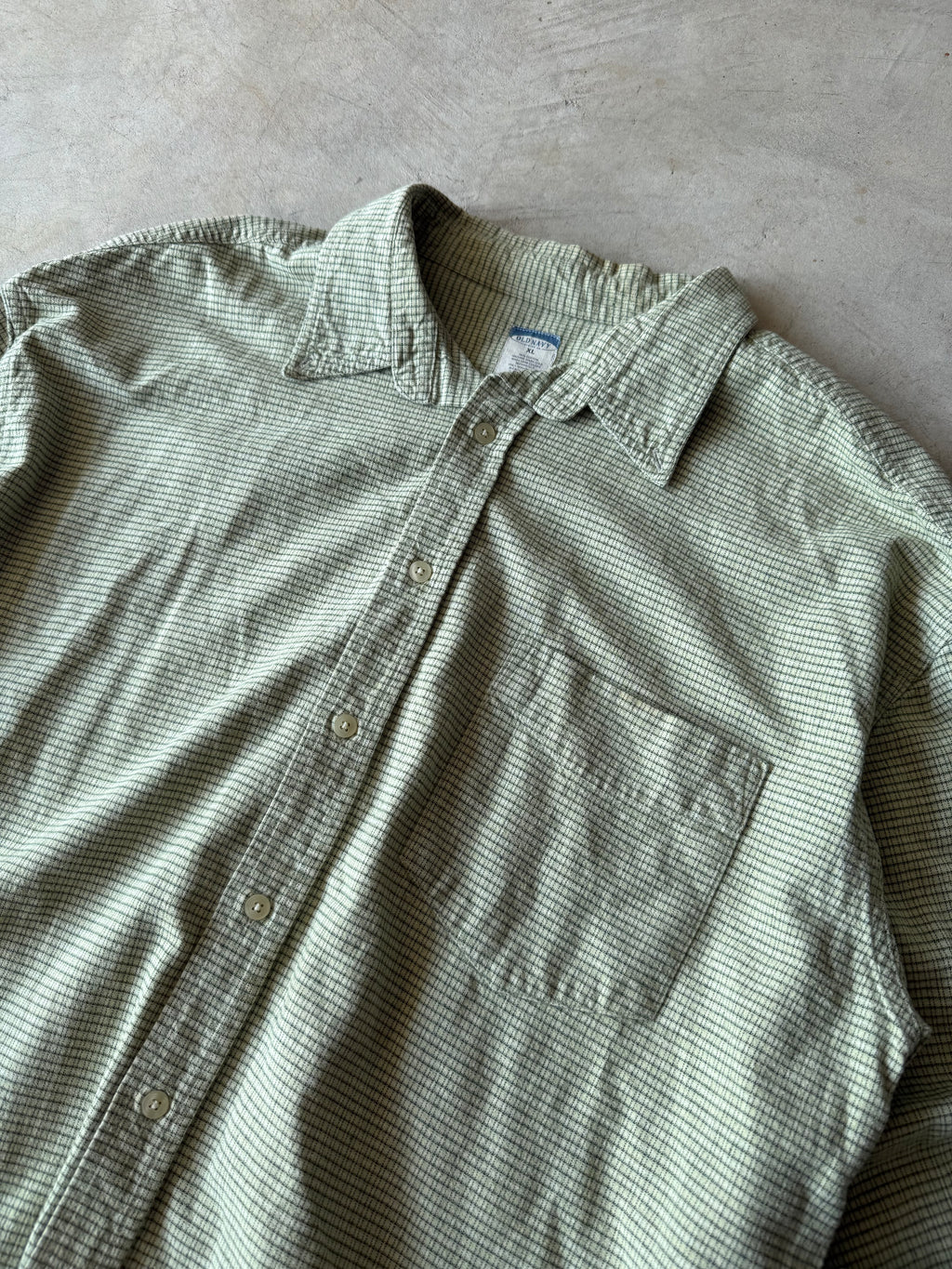 Vintage Old Navy Green Collared Long Sleeve - XL