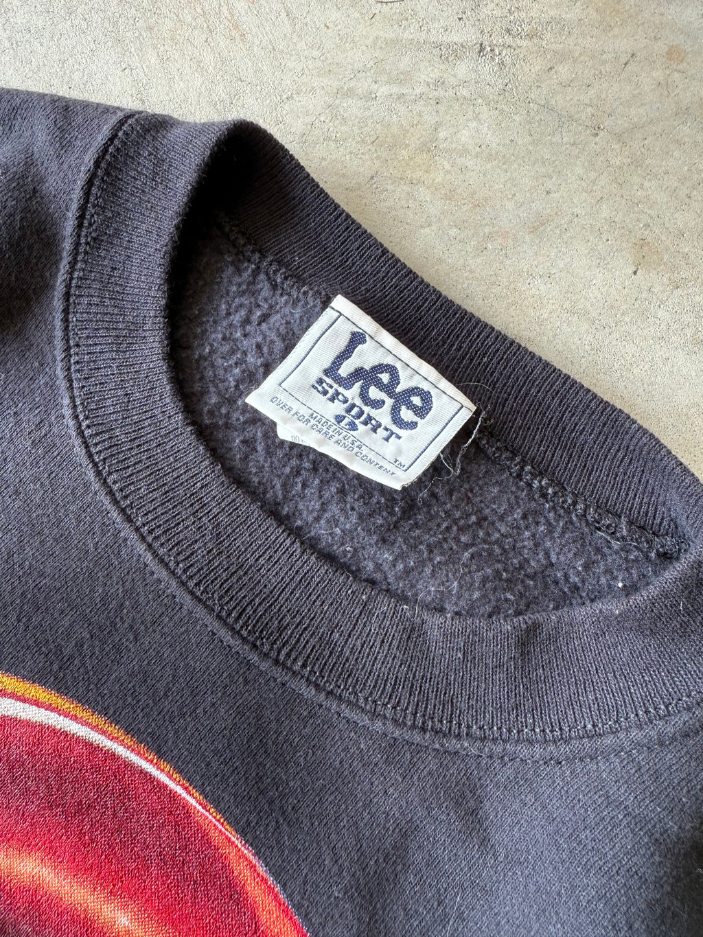 Vintage NFL Redskins Black Crewneck - L